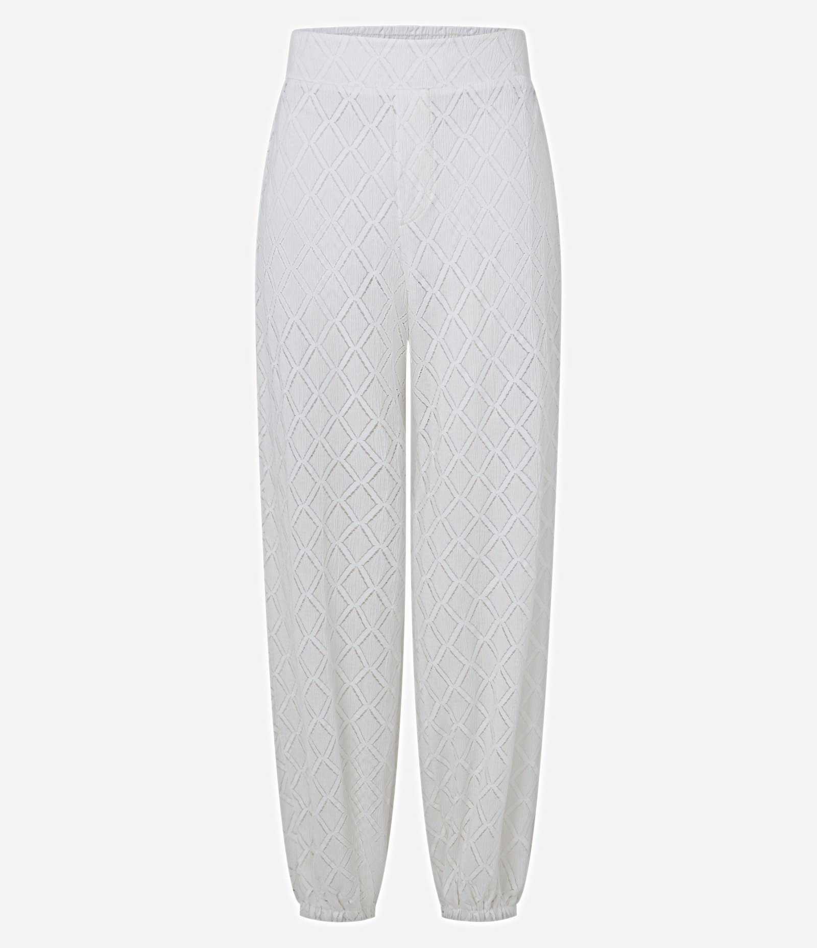 Calça Aladim com Textura Branco 3