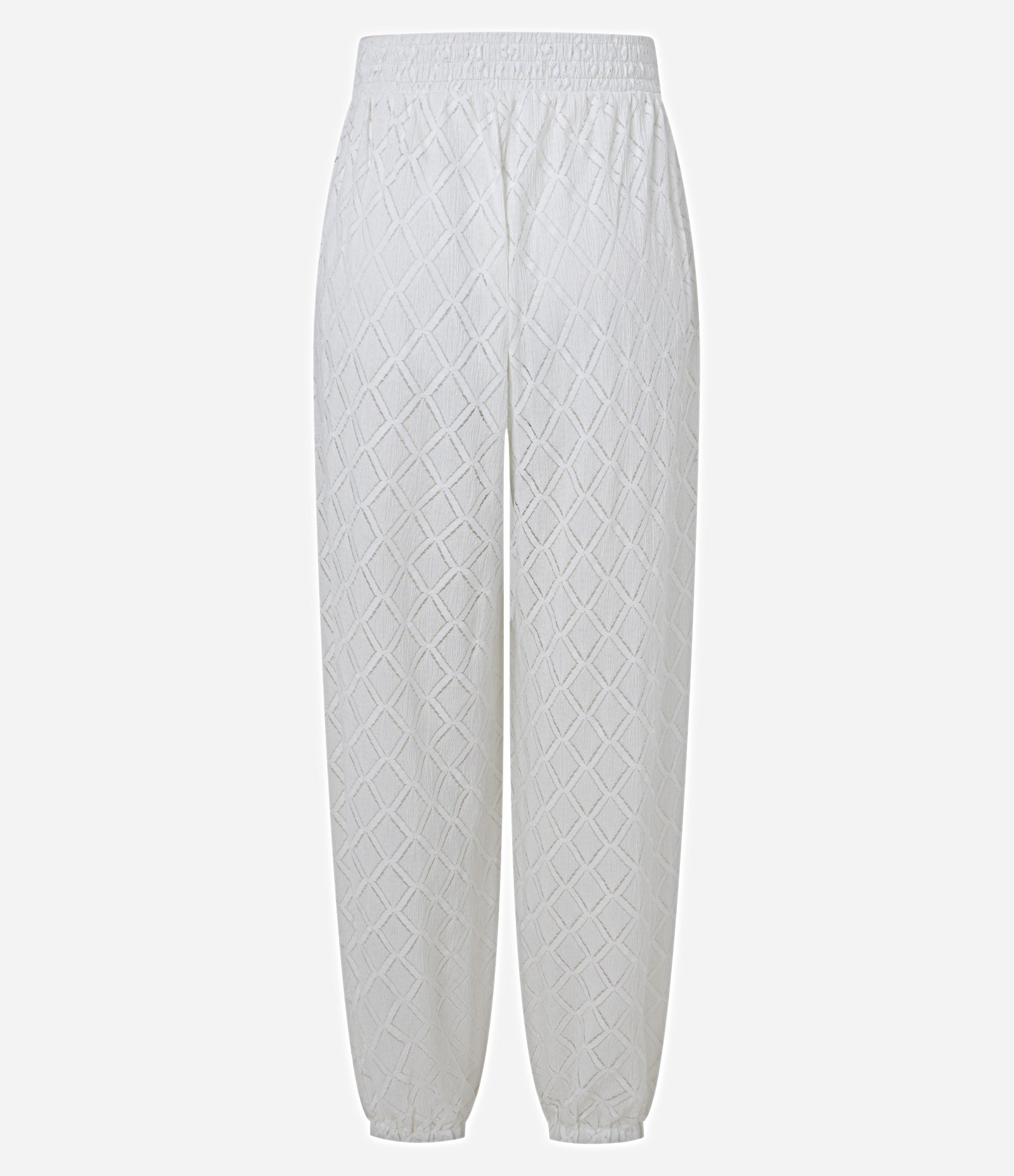 Calça Aladim com Textura Branco 5