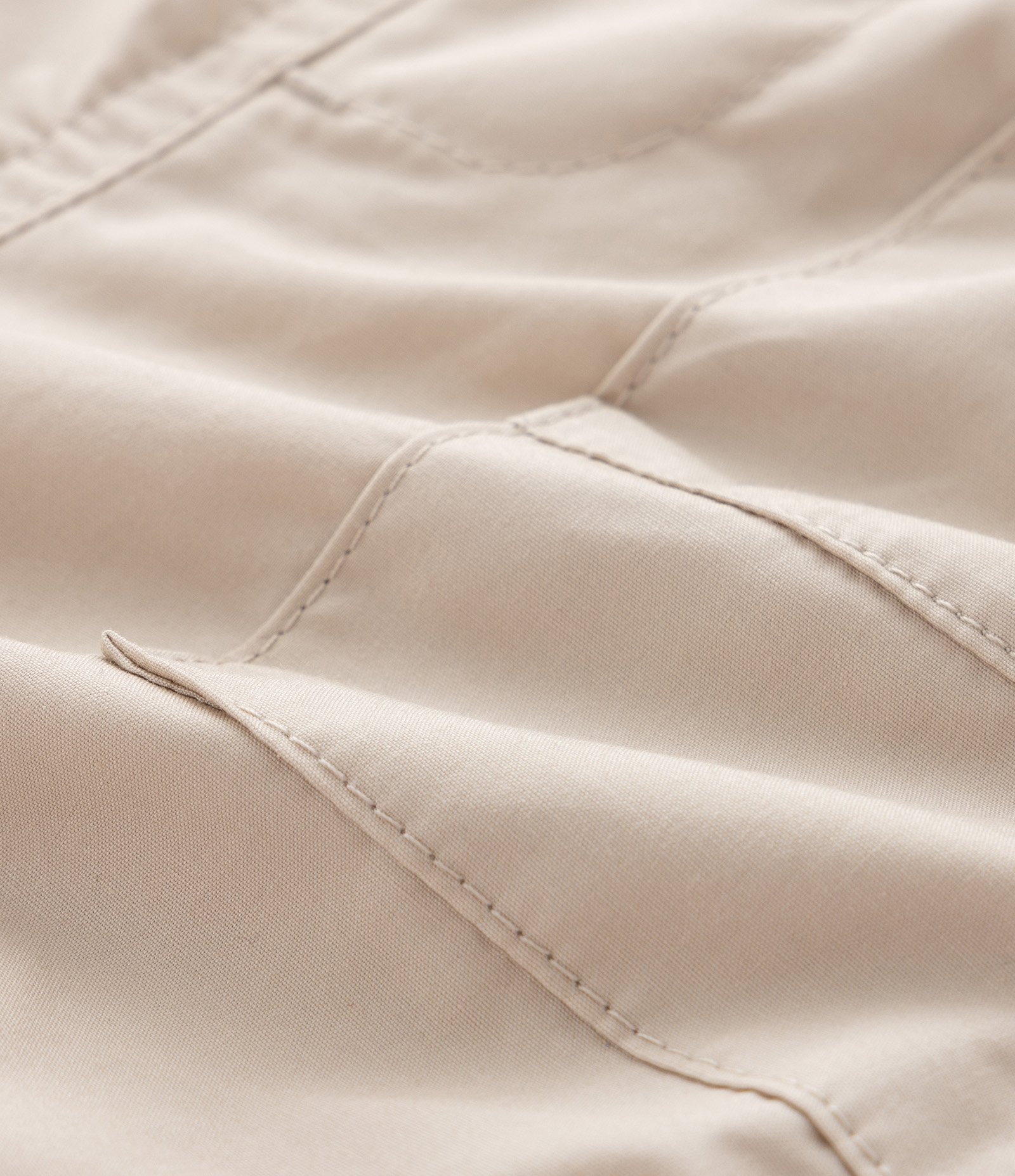 Calça Infantil Paper Touch com Bolsos – Tam RN a 18 Meses Bege 3