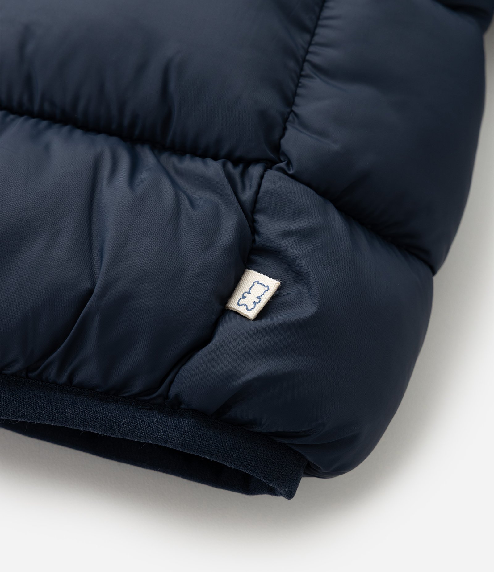 Jaqueta Infantil Puffer com Capuz – Tam 3 a 18 Meses Azul Marinho 3