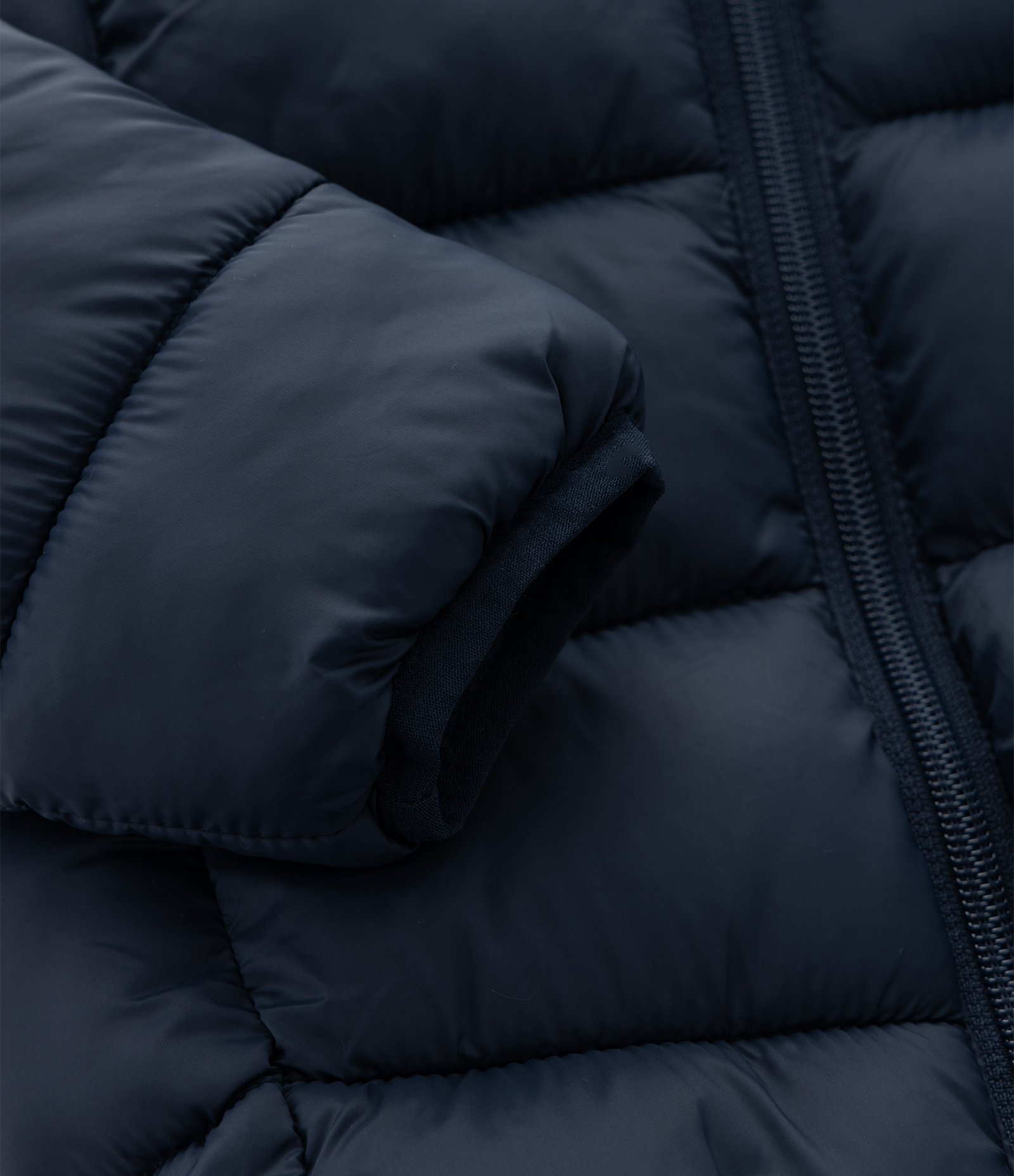 Jaqueta Infantil Puffer com Capuz – Tam 3 a 18 Meses Azul Marinho 5