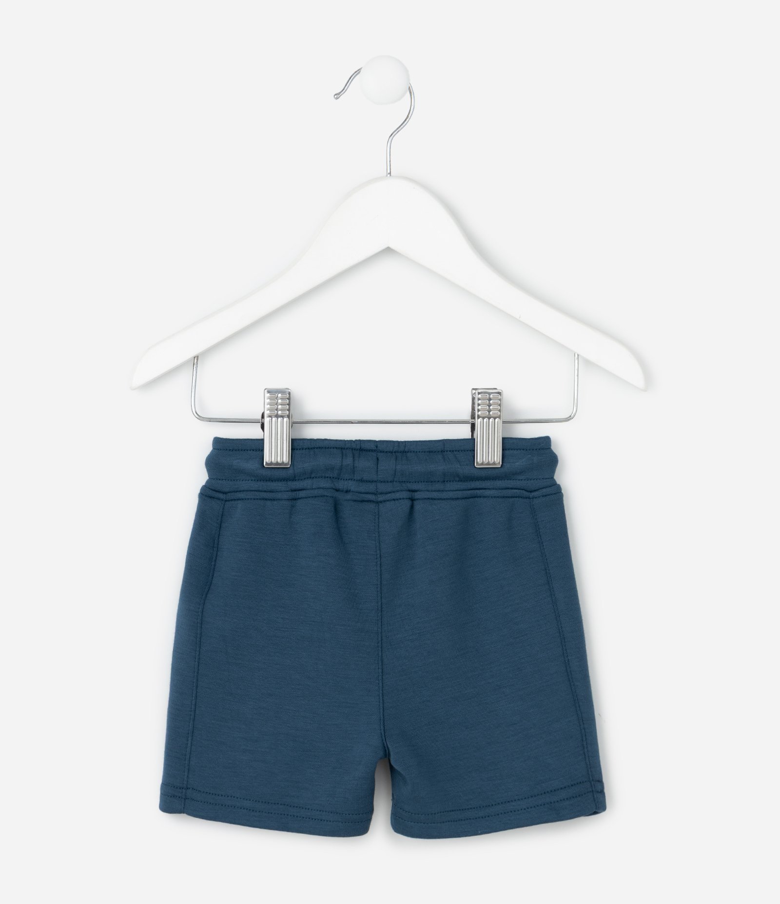Bermuda Infantil com Bolsos - Tam RN a 18 Meses Azul Marinho 2