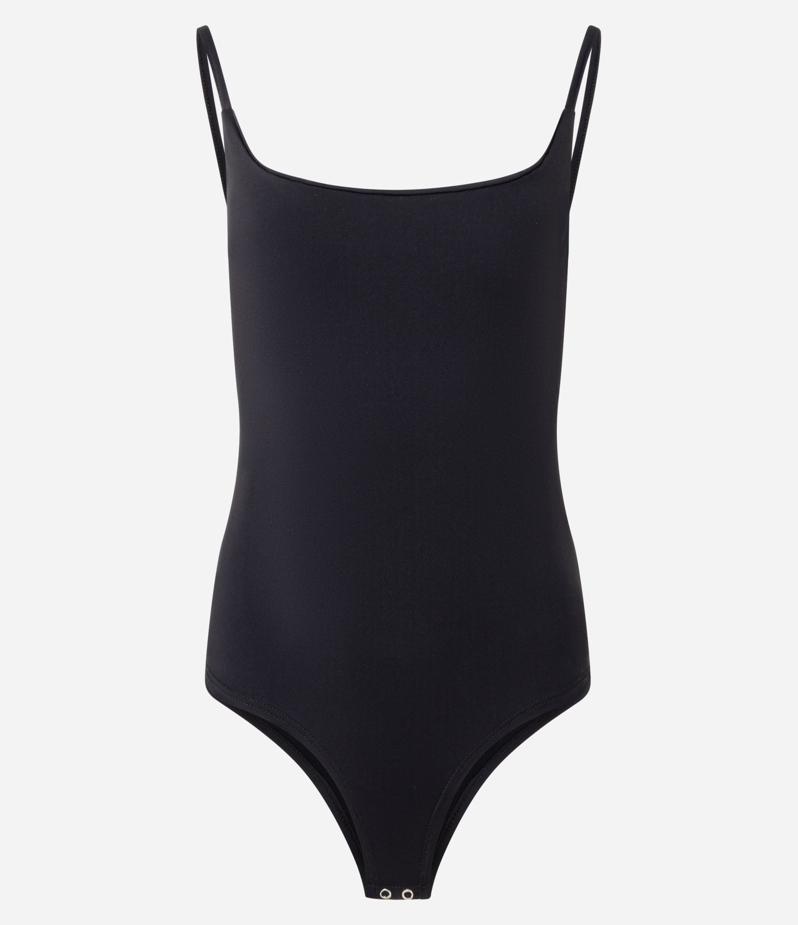 Body de Alça em Microfibra com Decote U Preto 5