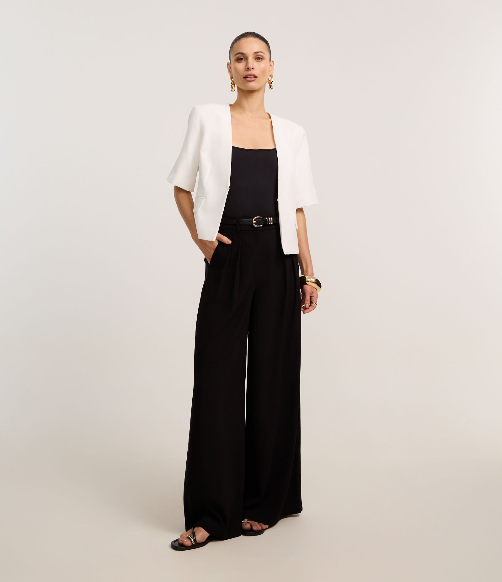 Body de Alça em Microfibra com Decote U Preto 2