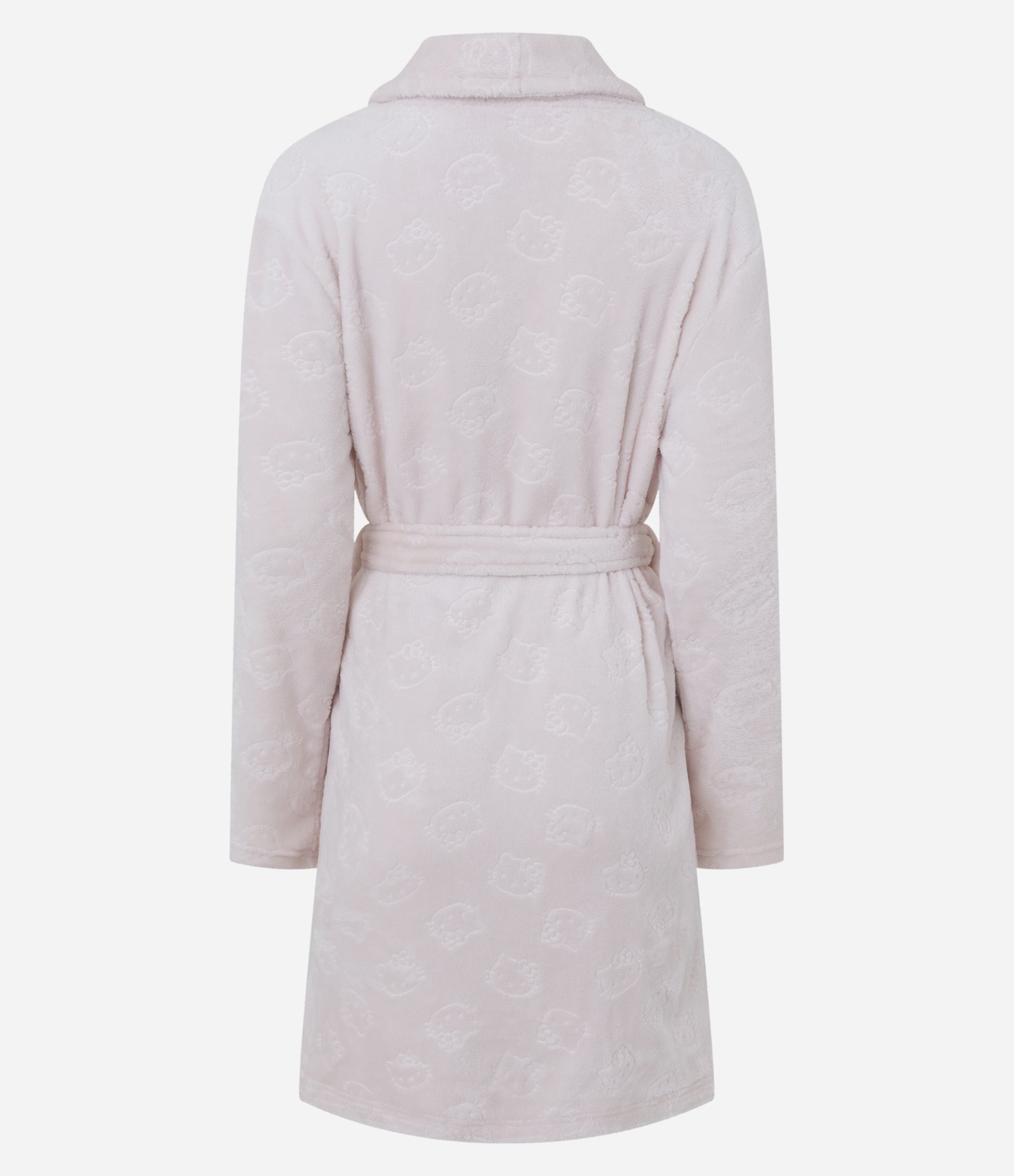 Robe Regular em Sherpa com Textura Hello Kitty Rosa 3