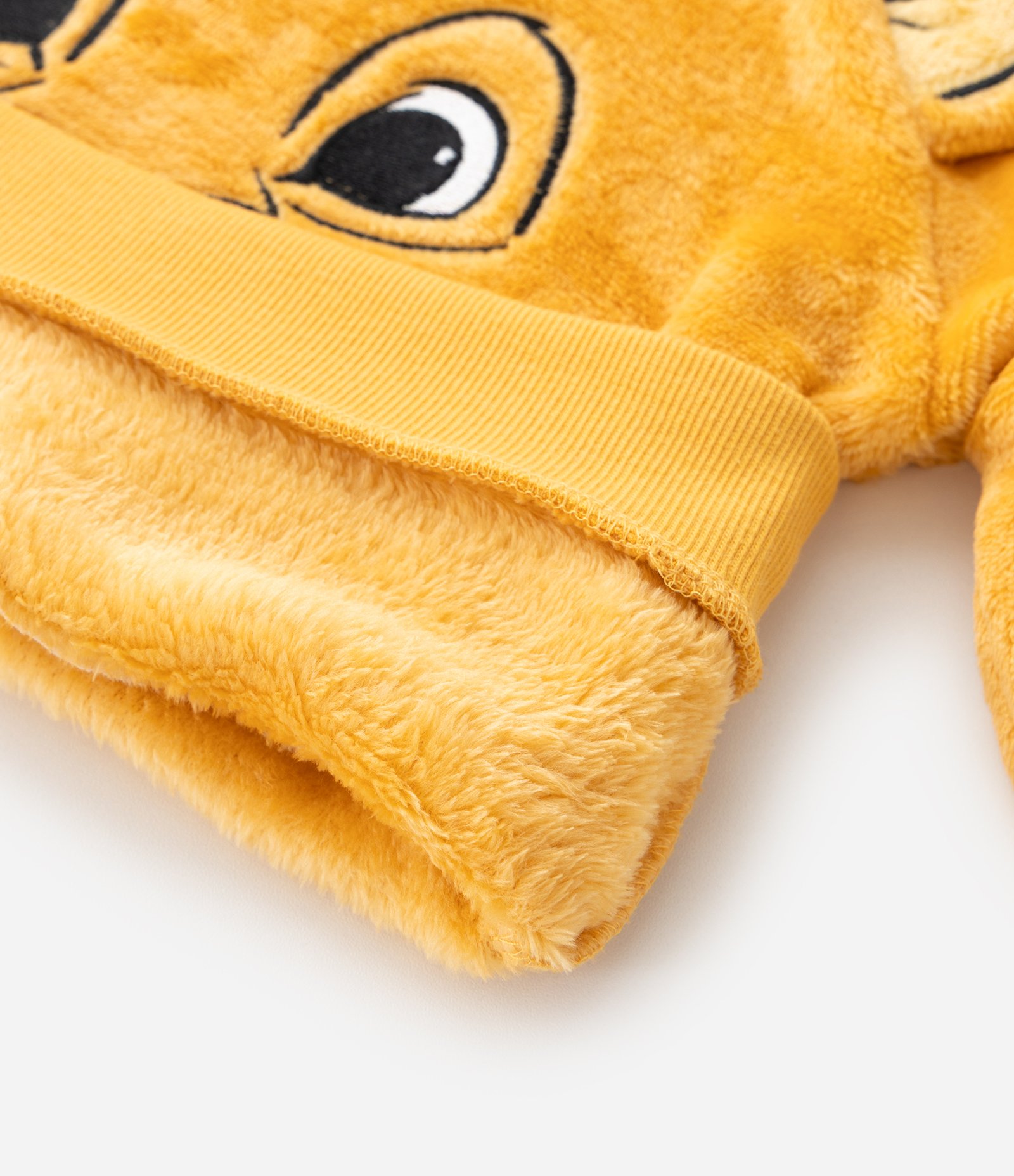 Pijama Infantil Rei Leão com Simba e Orelhas 3D – Tam 1 a 4 Anos Amarelo/Marrom 10