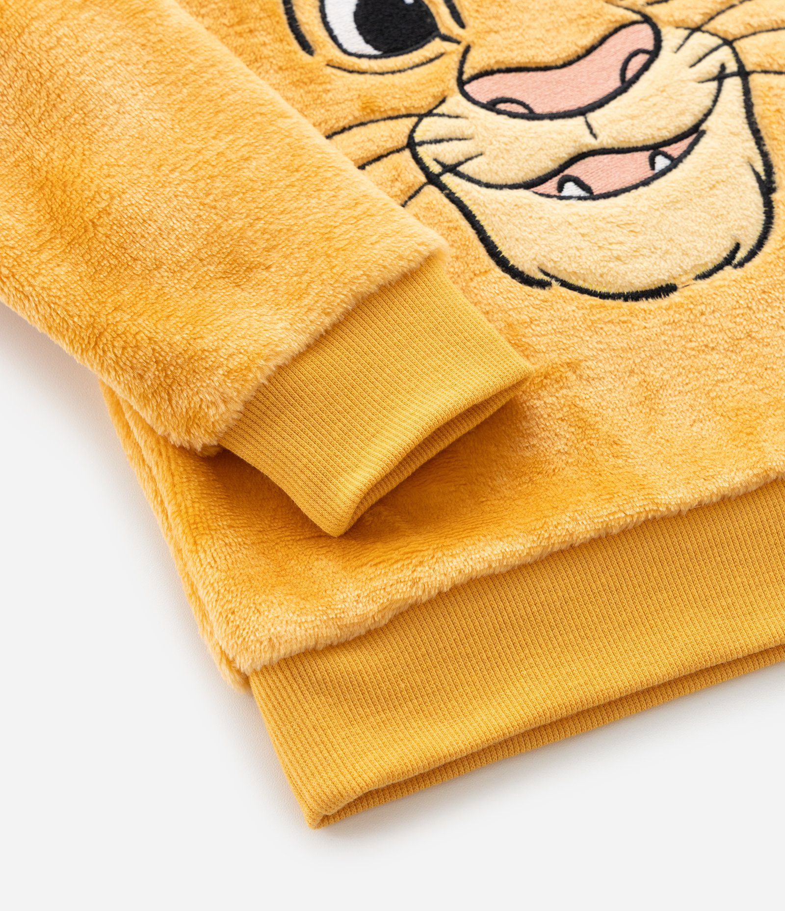 Pijama Infantil Rei Leão com Simba e Orelhas 3D – Tam 1 a 4 Anos Amarelo/Marrom 11