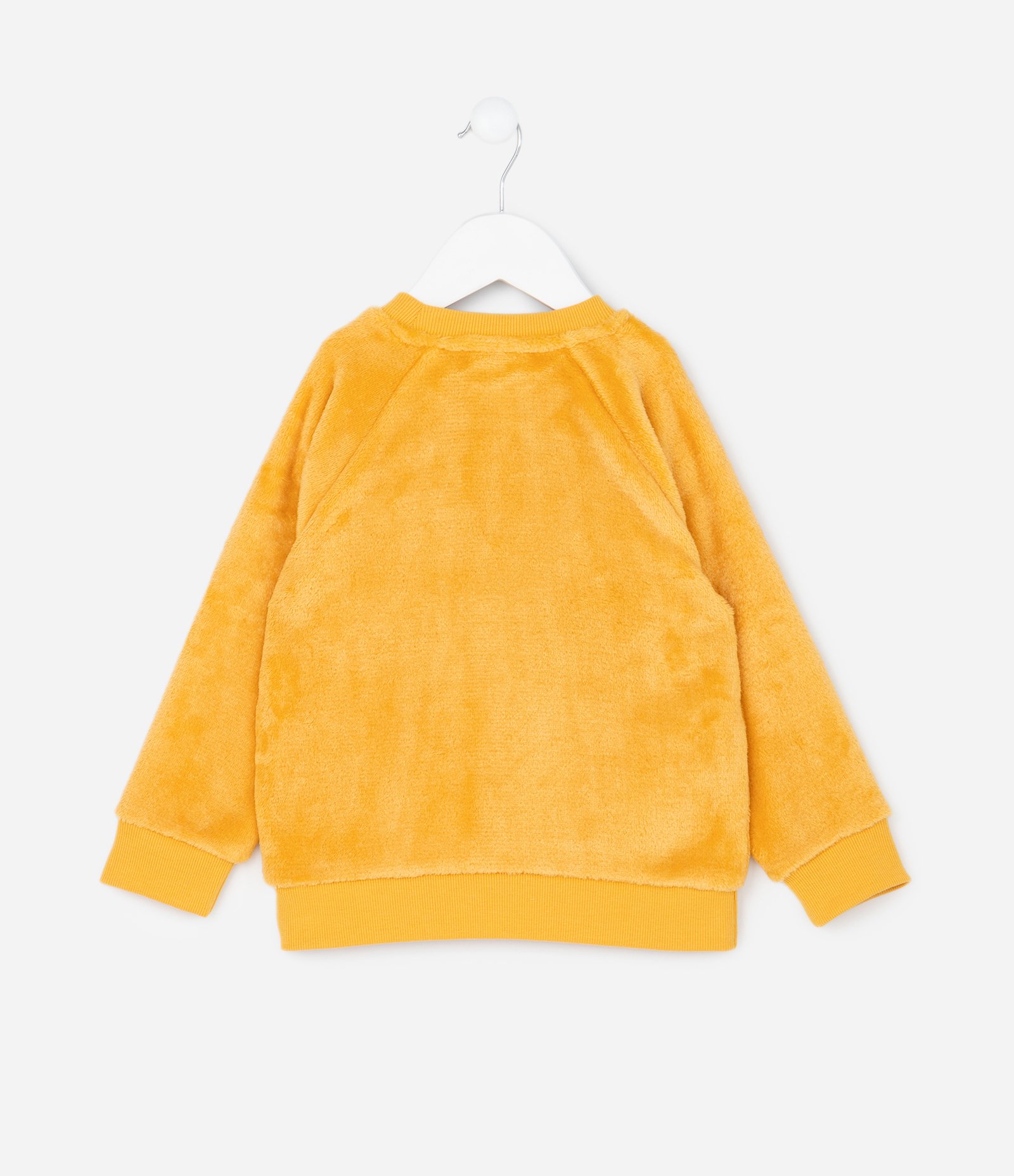 Pijama Infantil Rei Leão com Simba e Orelhas 3D – Tam 1 a 4 Anos Amarelo/Marrom 3