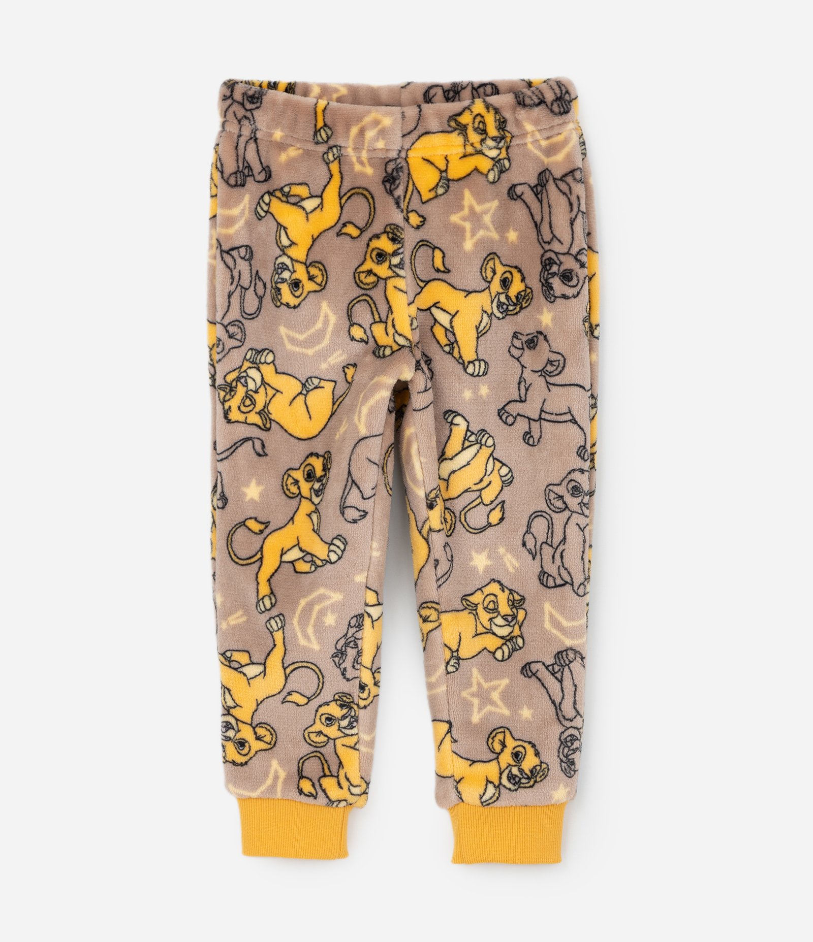 Pijama Infantil Rei Leão com Simba e Orelhas 3D – Tam 1 a 4 Anos Amarelo/Marrom 4