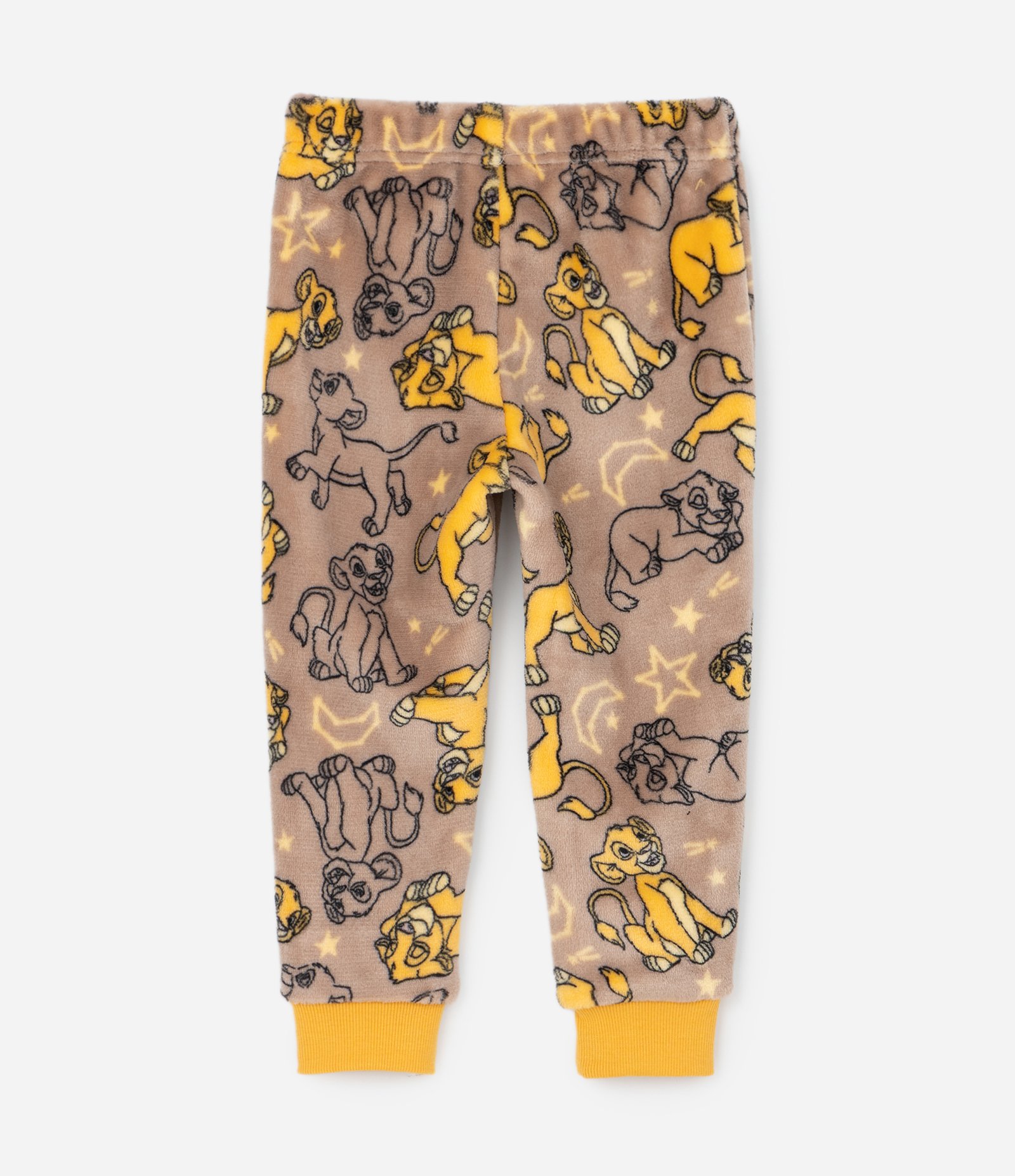 Pijama Infantil Rei Leão com Simba e Orelhas 3D – Tam 1 a 4 Anos Amarelo/Marrom 5