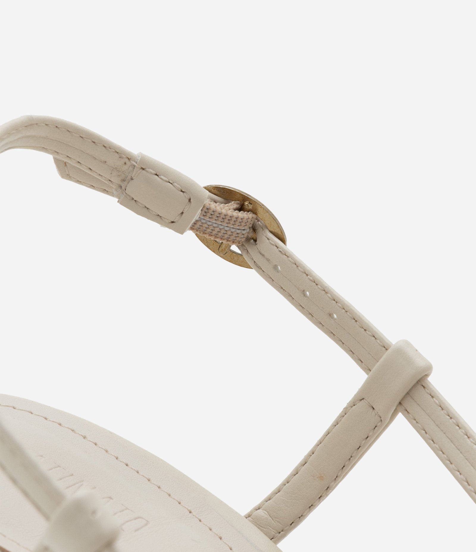 Sapato Slingack com Maxi Laço e Salto Cone Bege 4