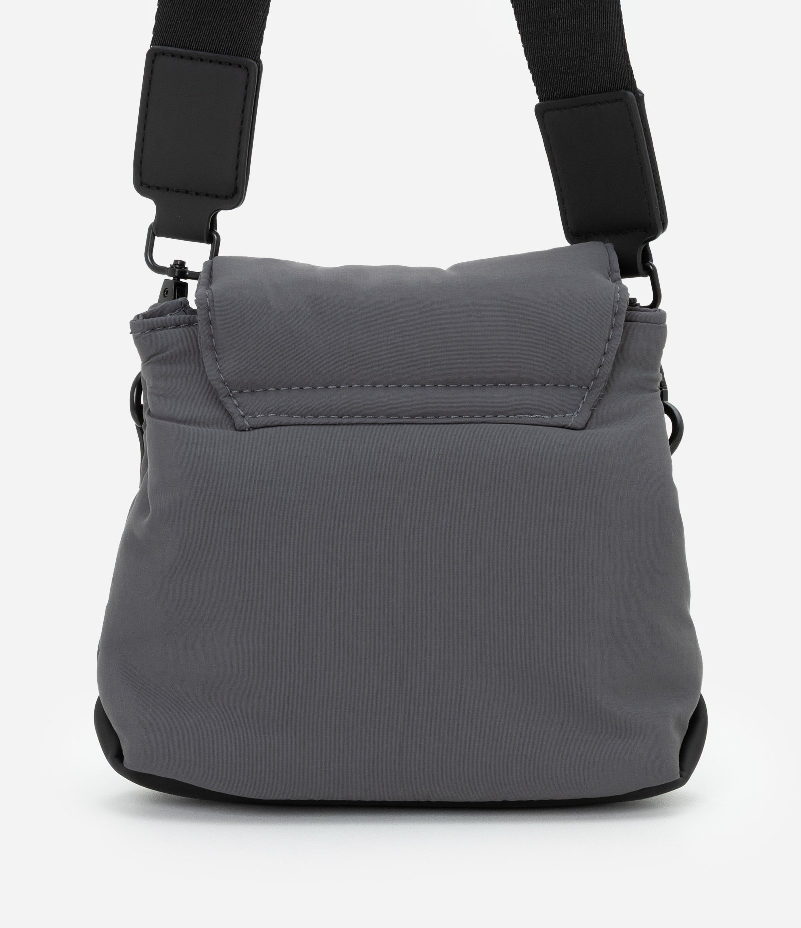 Bolsa Shoulder Bag com bolso Cinza 4