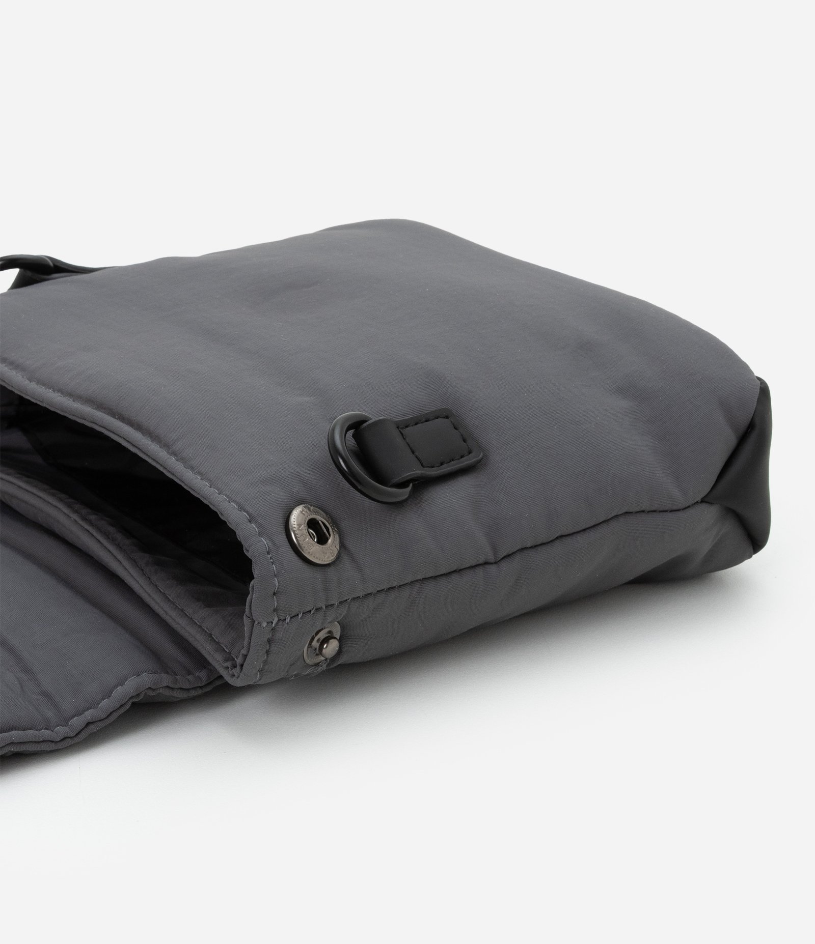 Bolsa Shoulder Bag com bolso Cinza 6