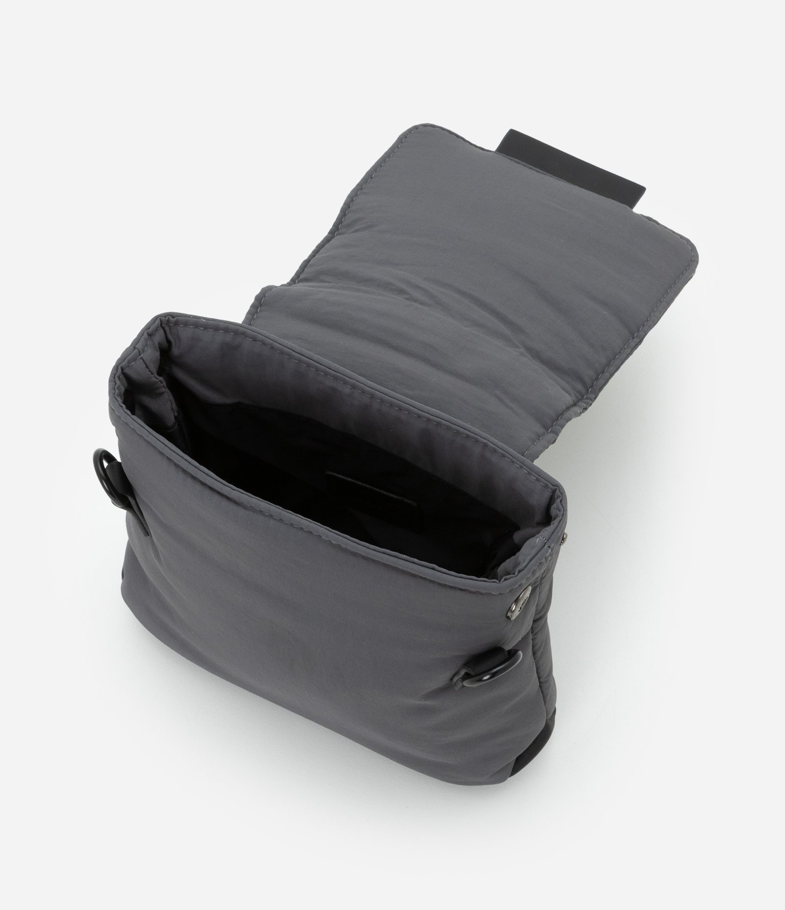 Bolsa Shoulder Bag com bolso Cinza 7