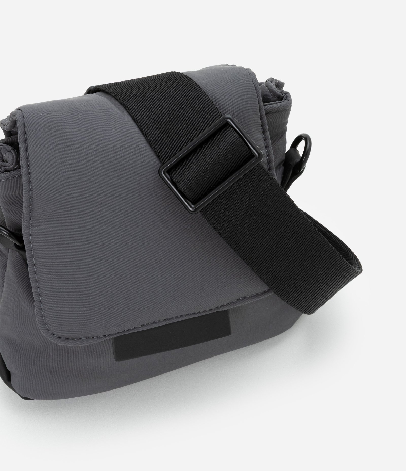 Bolsa Shoulder Bag com bolso Cinza 8