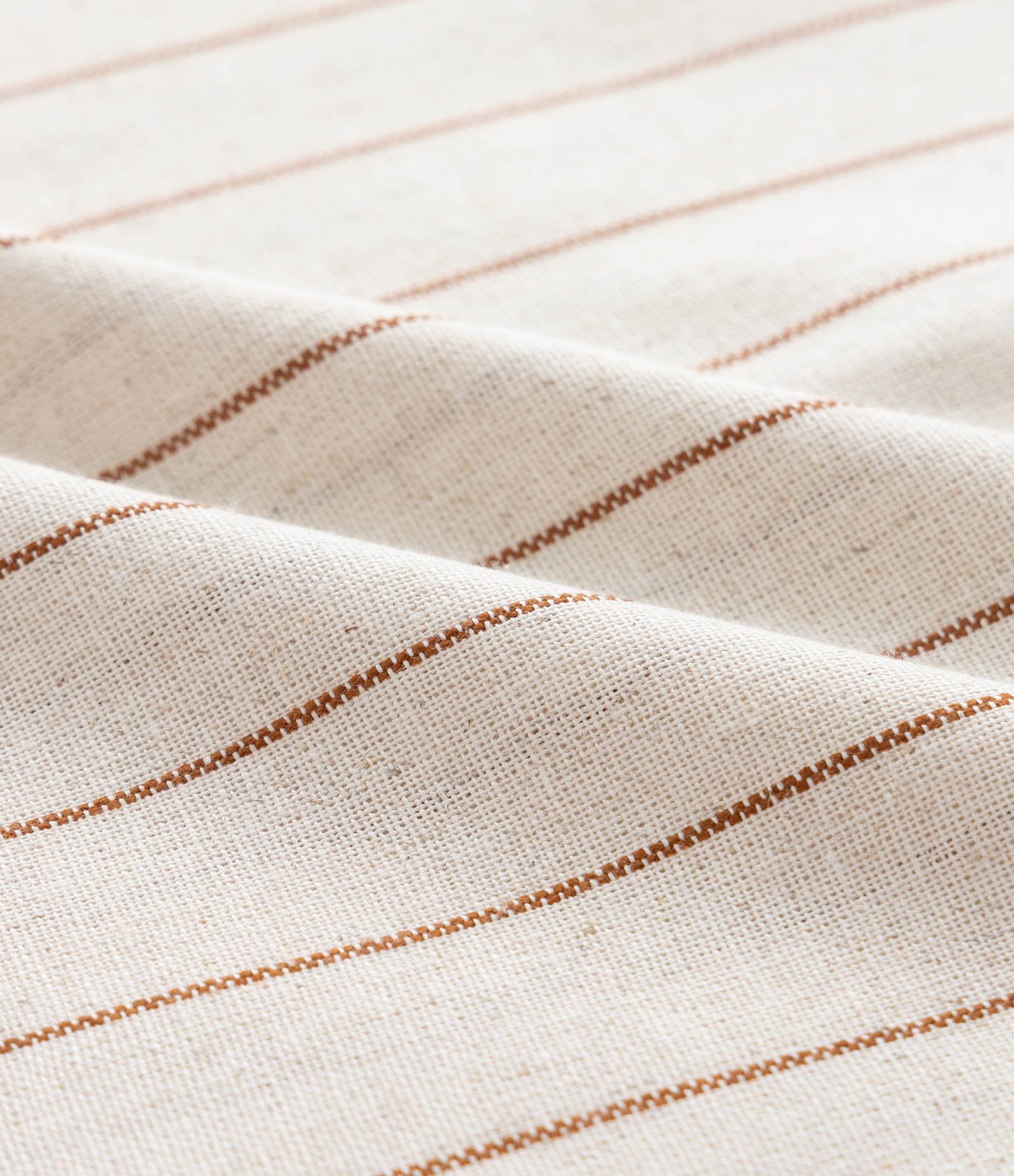 Calça Pantalona em Viscolinho Listrado Curve & Plus Size Off White 7