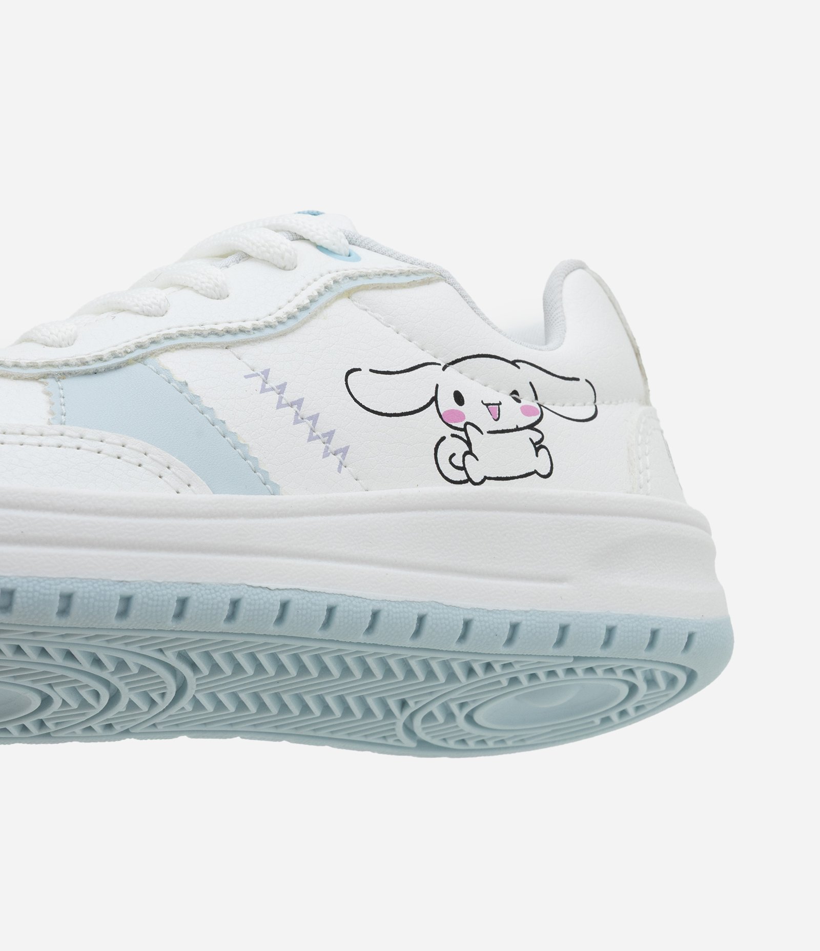 Tênis Infantil em PU com Estampa Cinnamoroll - Tam 28 ao 34 Branco/Azul 2