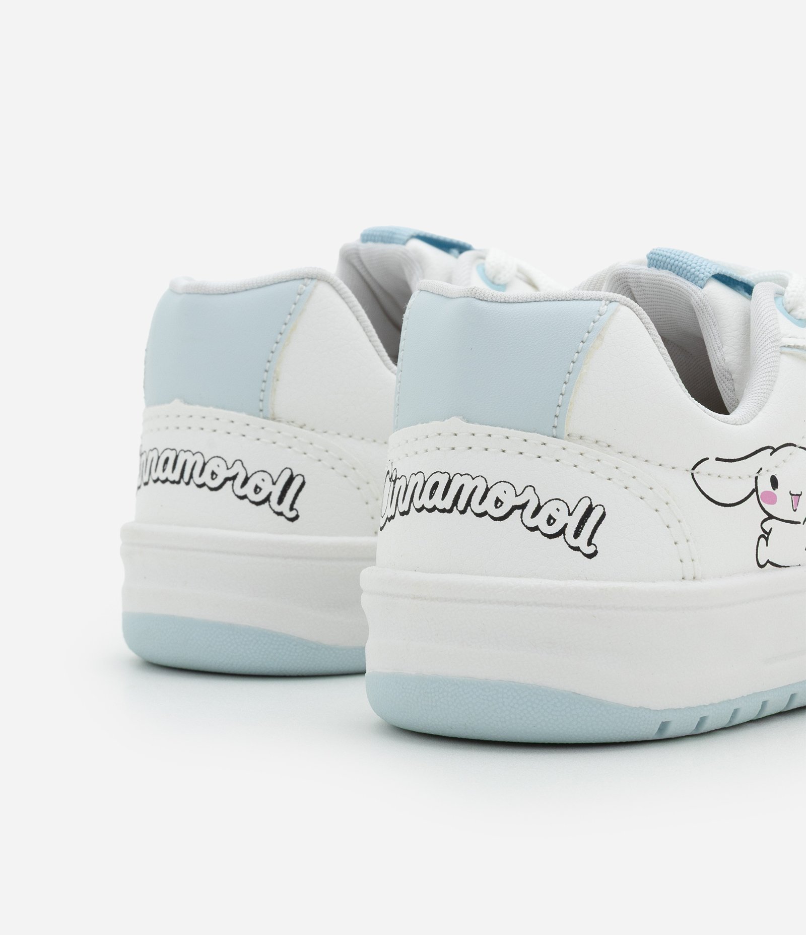 Tênis Infantil em PU com Estampa Cinnamoroll - Tam 28 ao 34 Branco/Azul 6