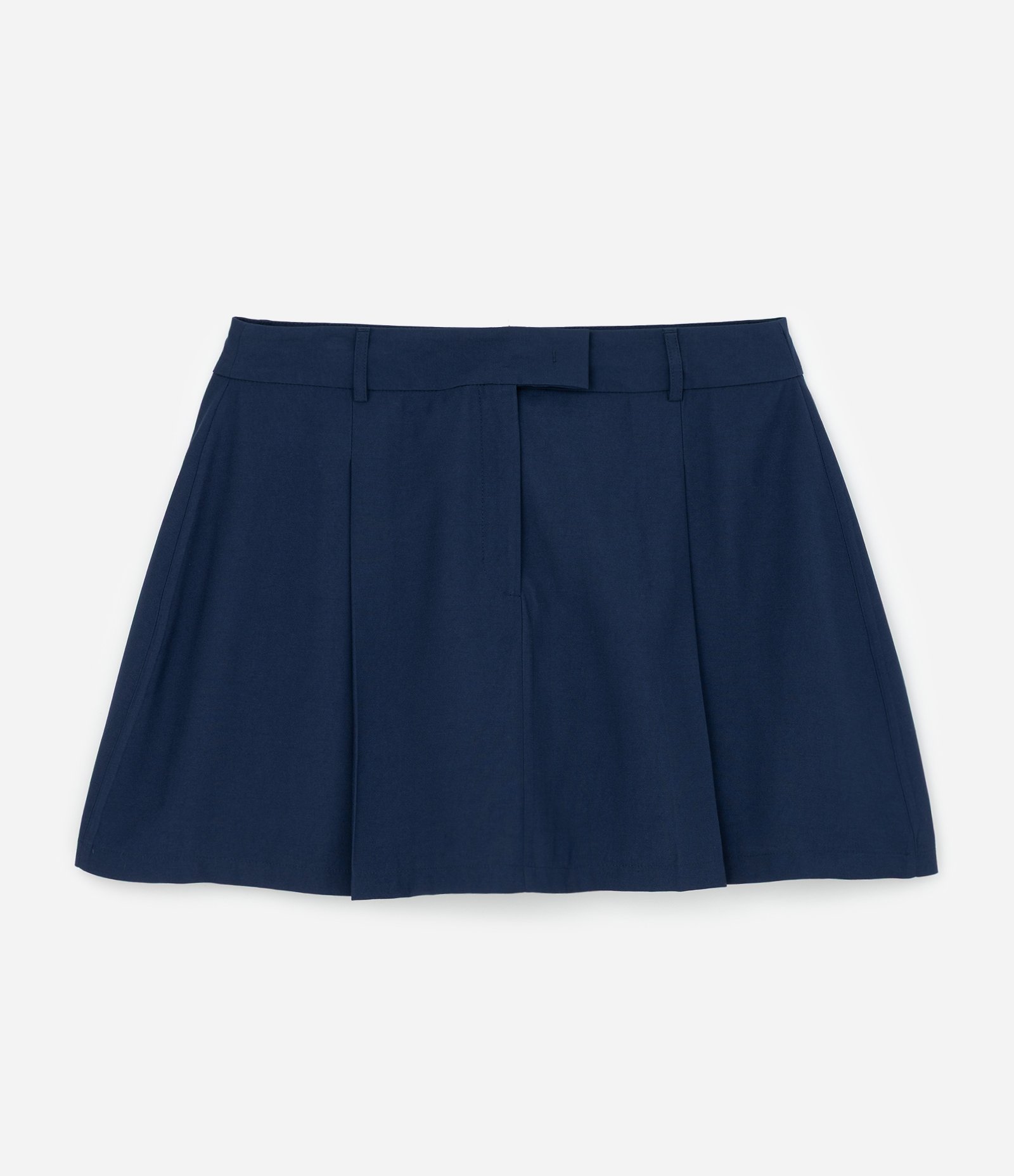 Short Saia Alfaiatado Curve & Plus Size Azul 1