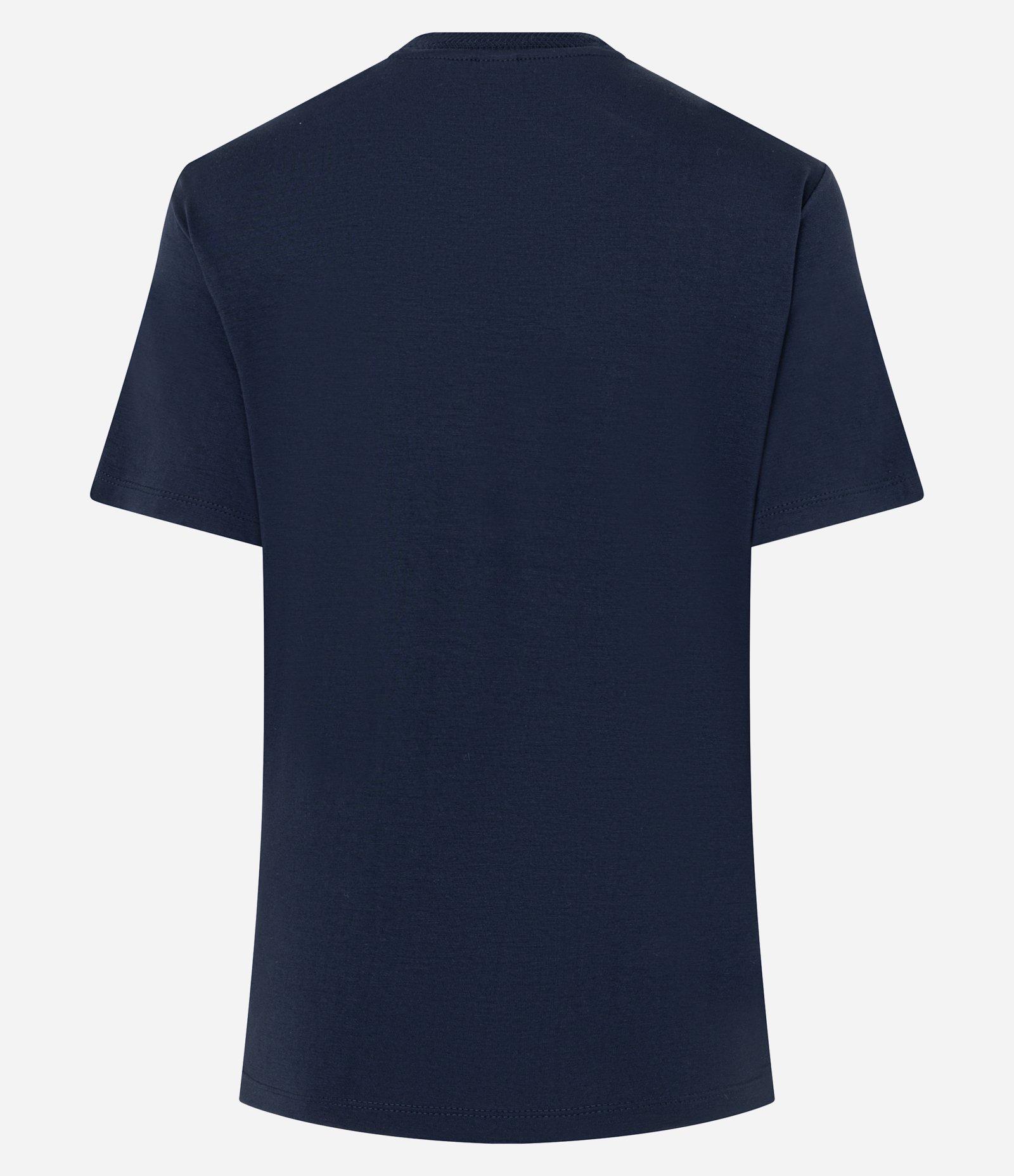 Blusa Slim em Viscolycra com Bordado de Guarda Sol Azul Marinho 7