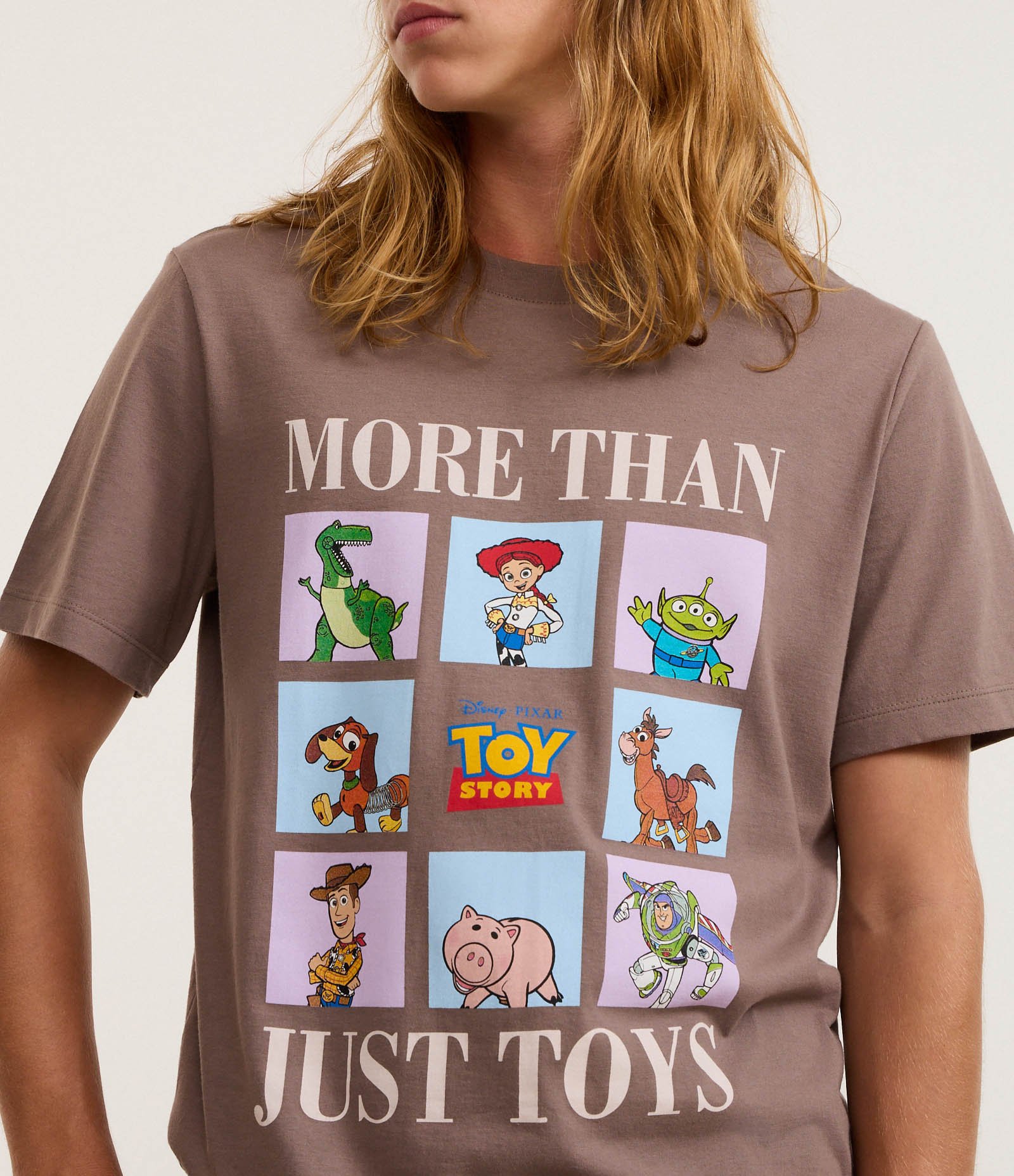Camiseta em Algodão com Estampa Toy Story Cinza 3