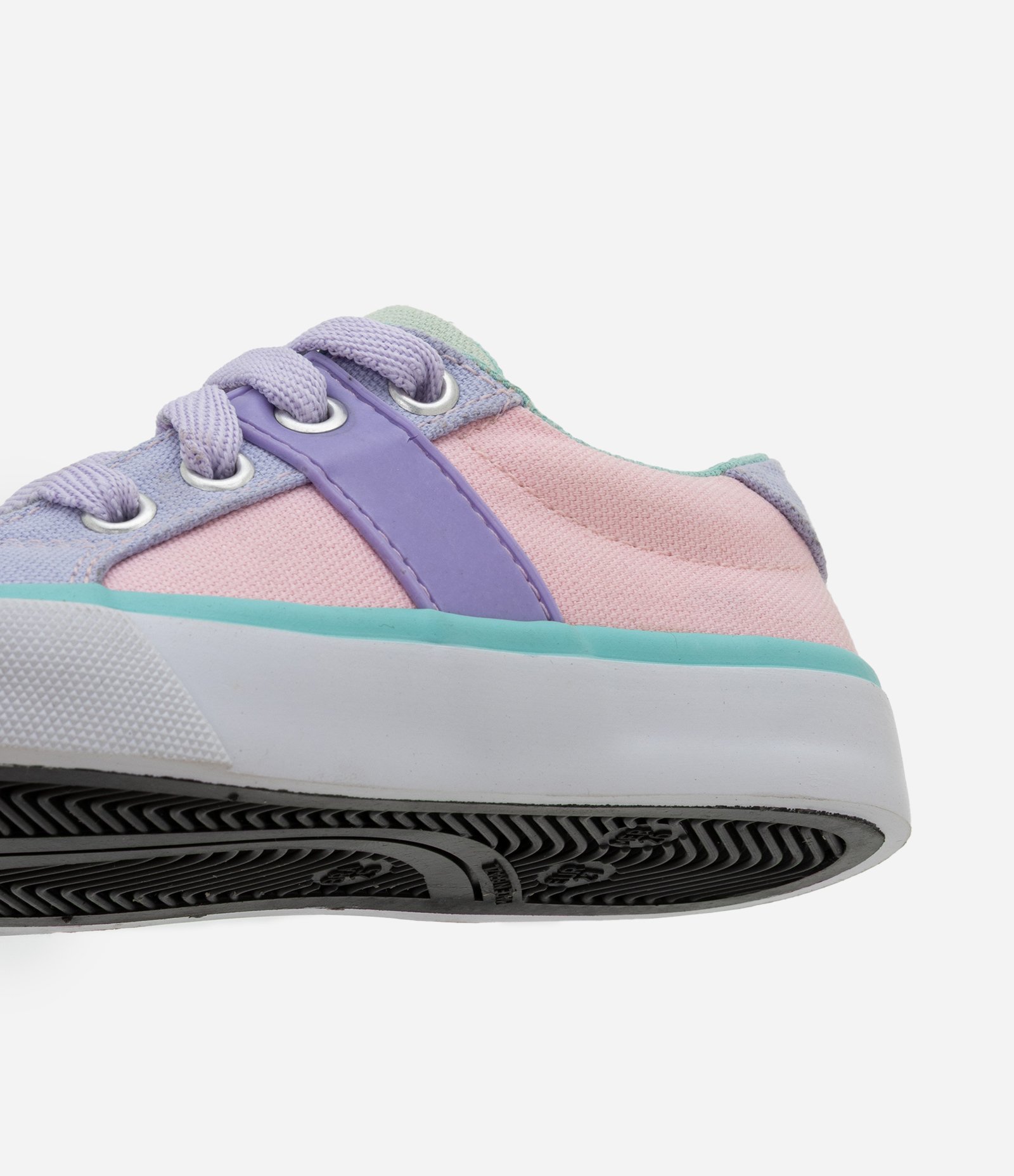 Tênis Casual Infantil com Recortes Contrastantes - Tam 20 ao 27 Multicores 3