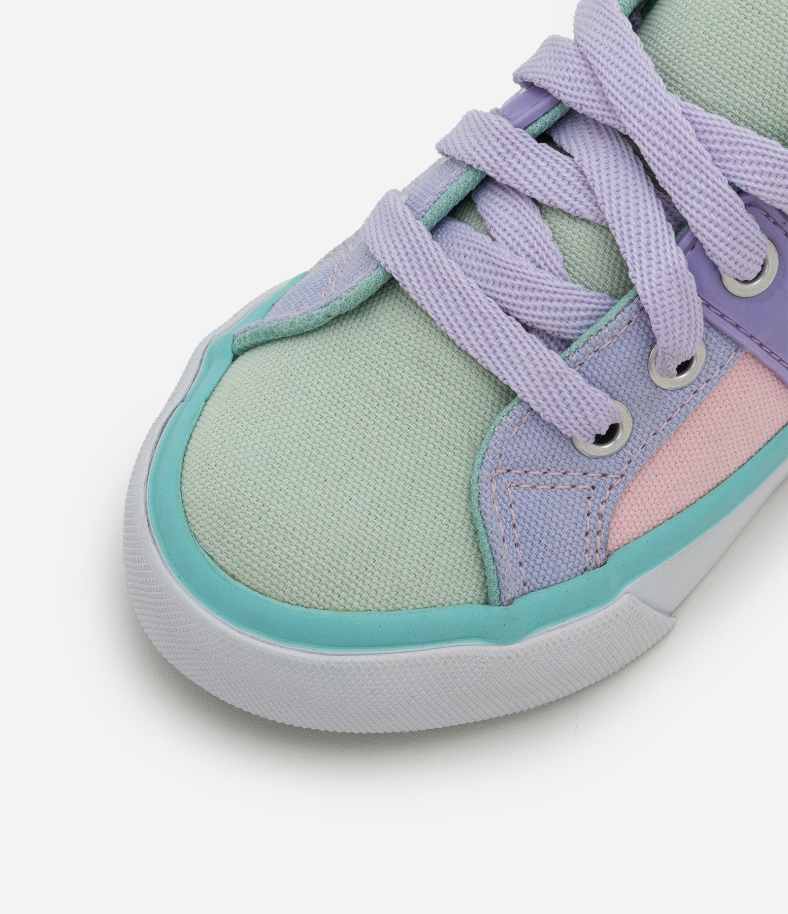 Tênis Casual Infantil com Recortes Contrastantes - Tam 20 ao 27 Multicores 4