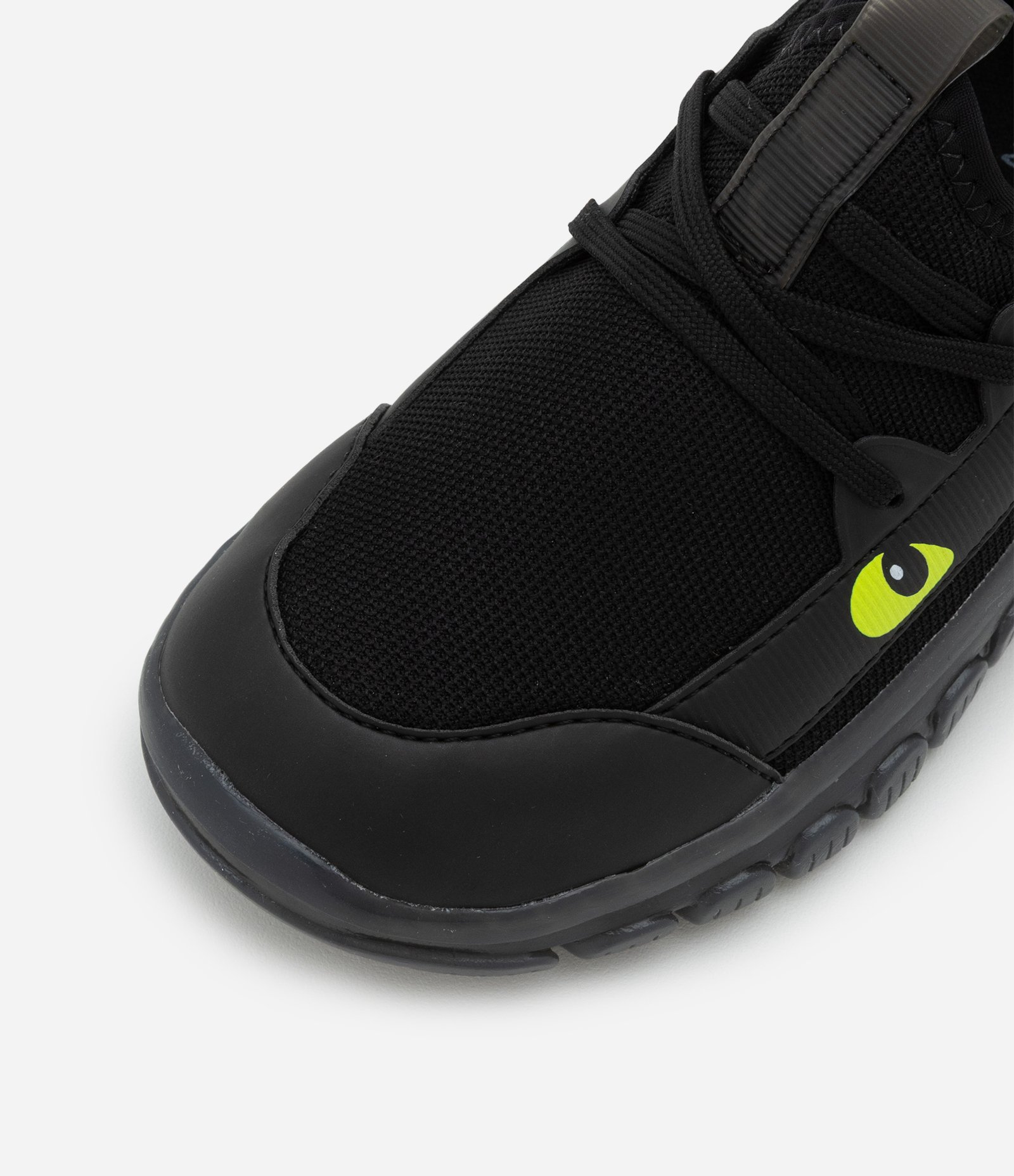 Tênis Infantil Calce Fácil com Olhos de Dragão e Sola com Luzinhas Led -Tam 20 ao 27 Preto 5