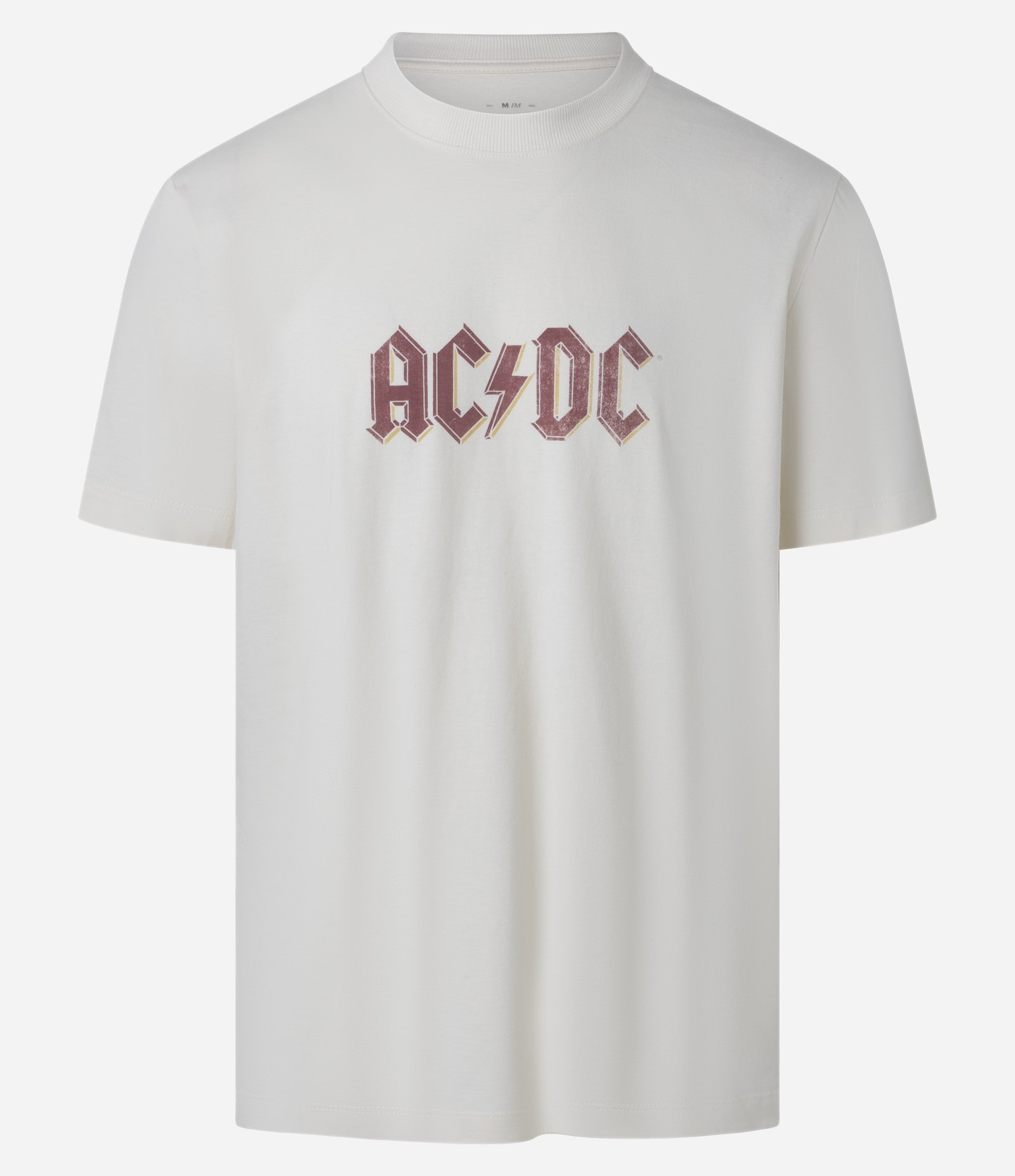Camiseta Comfort em Algodão com Estampa AC/DC Cinza 7
