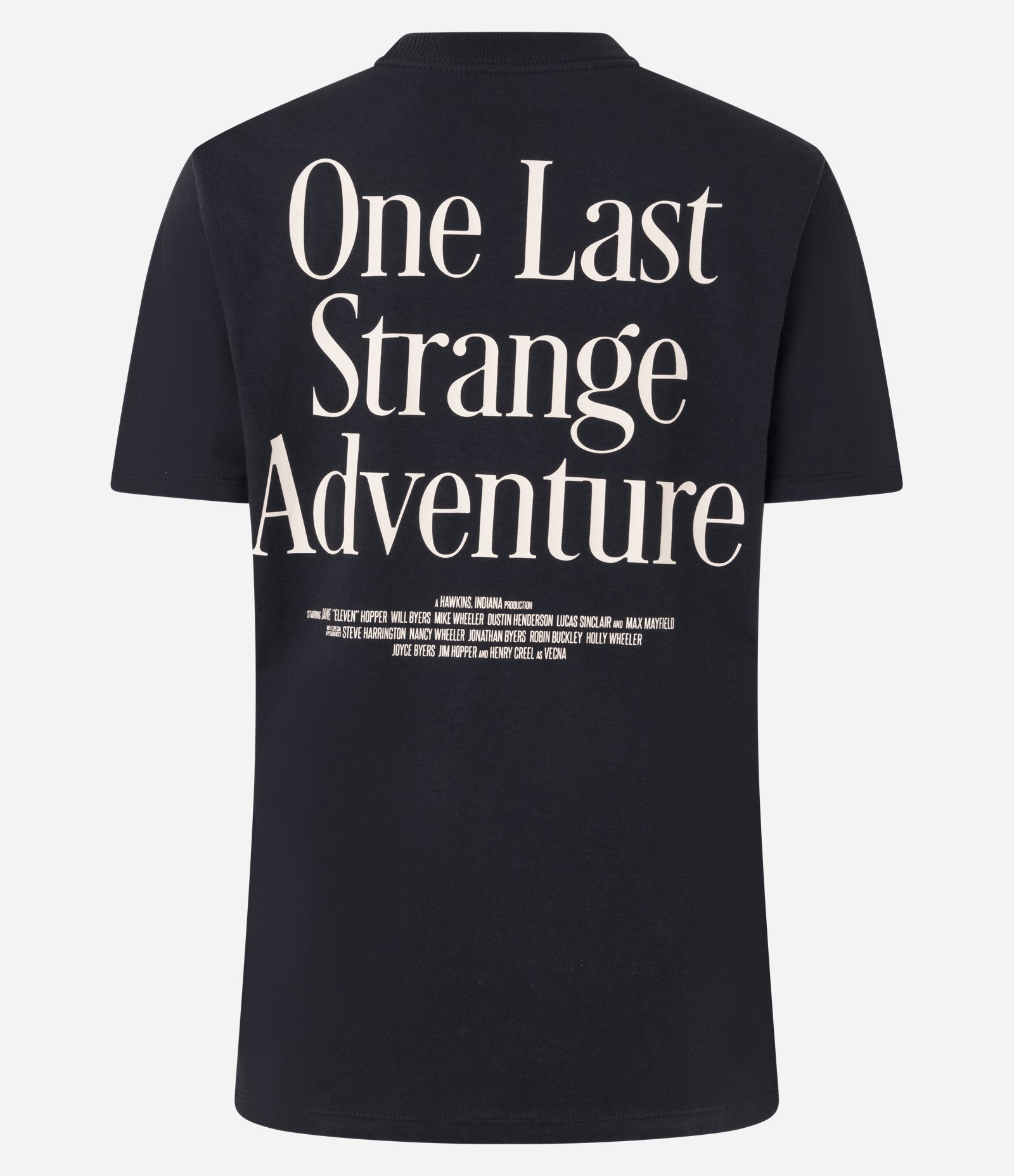 Camiseta T-Shirt em Algodão com Estampa Stranger Things Preto 7