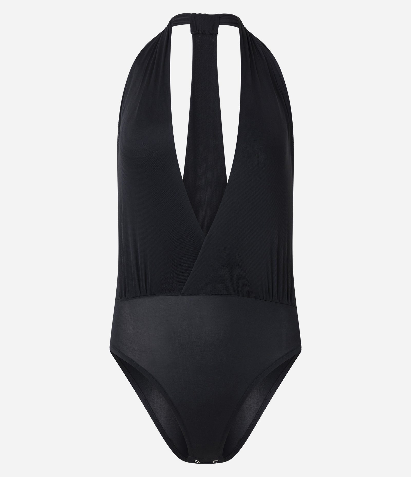 Body em Tule Frente Única com Costas Diferenciadas Preto 5