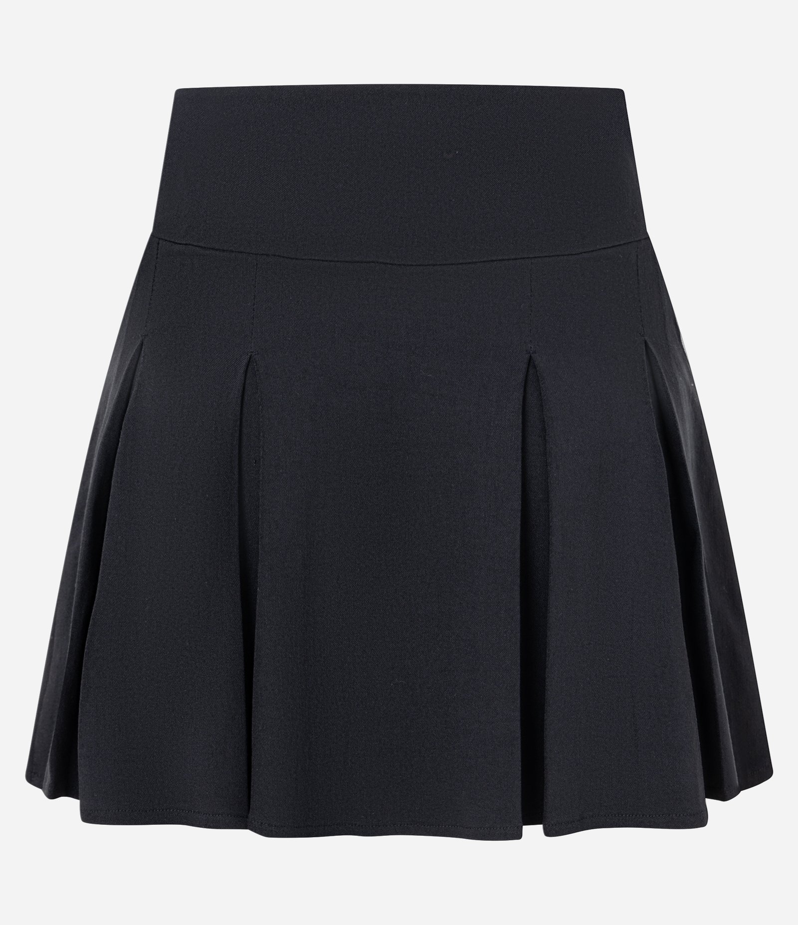 Short Saia em Bengaline com Pregas Preto 6