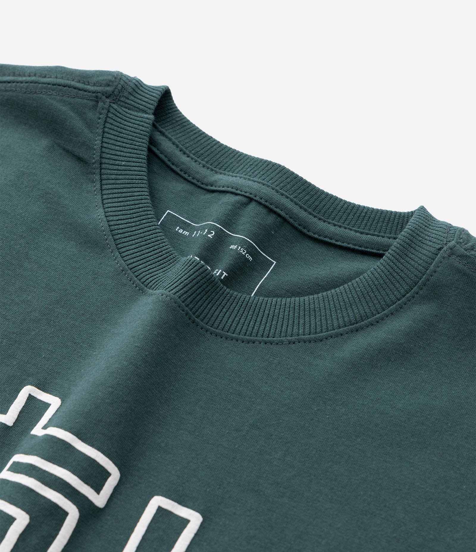 Camiseta Infantil Regular com Estampa de Japonismo - Tam 5 a 14 Anos Verde 4