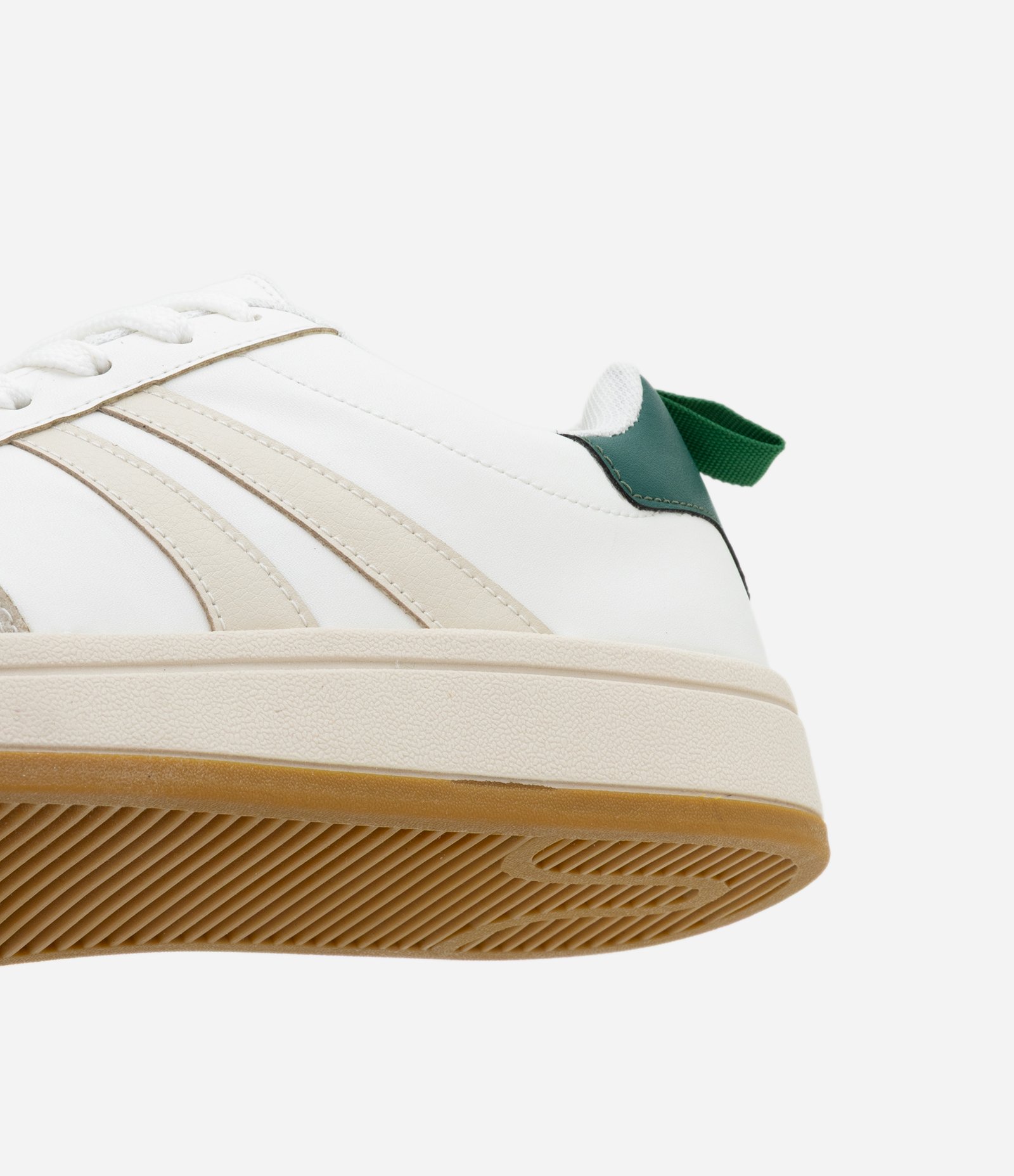 Tênis Casual com Detalhes Contrastantes Branco 2