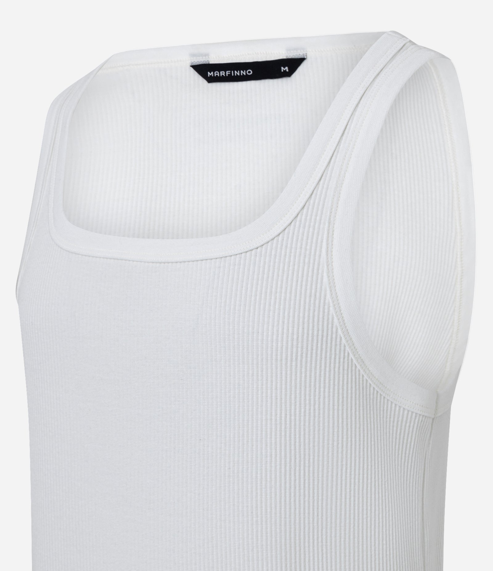 Regata em Ribana com Textura Canelada Branco 7