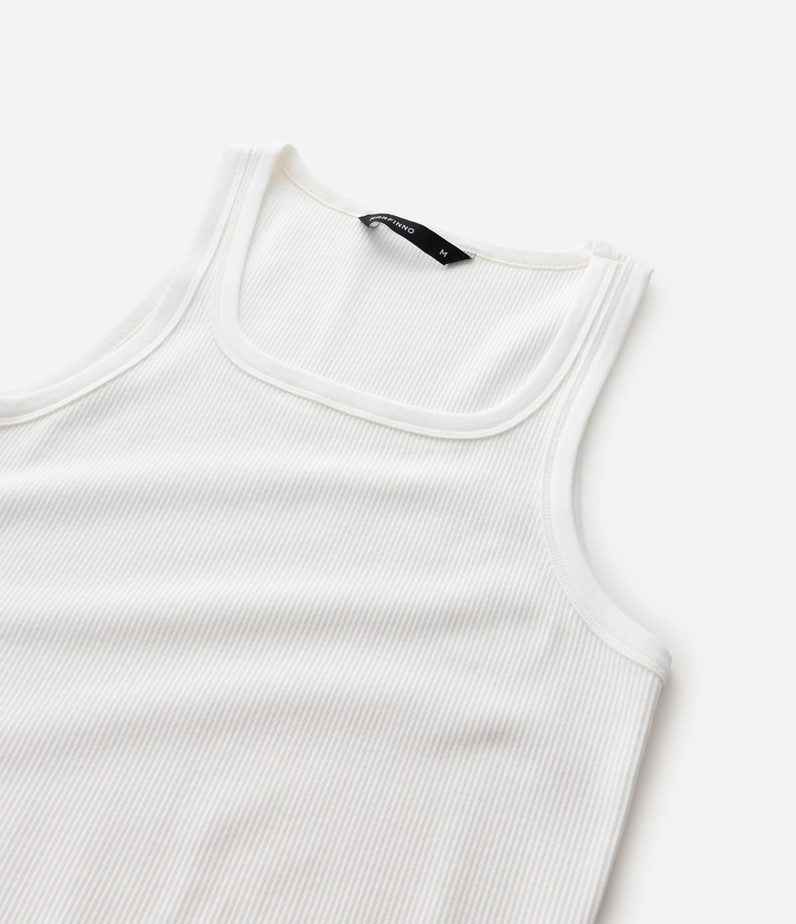 Regata em Ribana com Textura Canelada Branco 9