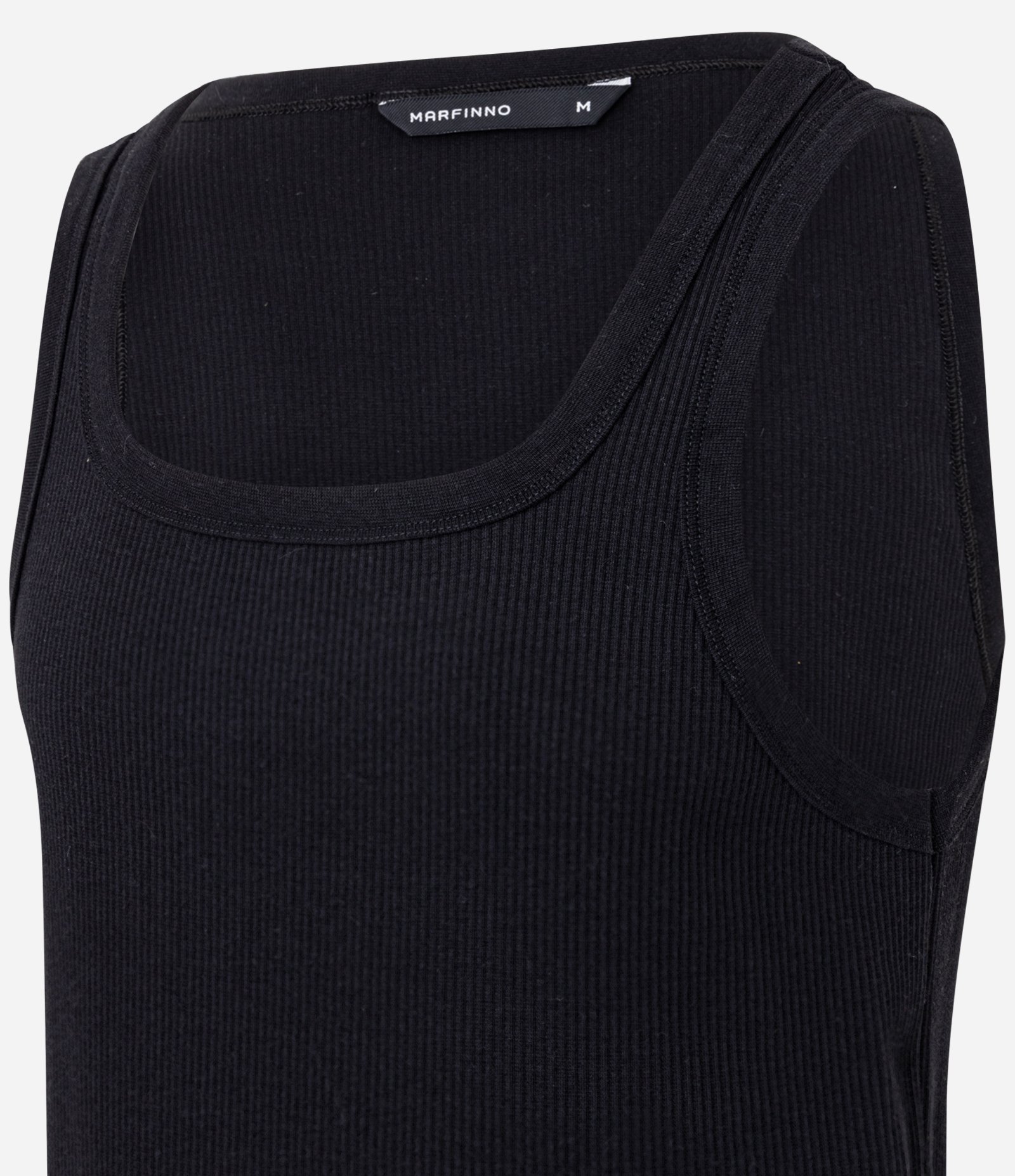 Regata em Ribana com Textura Canelada Preto 6