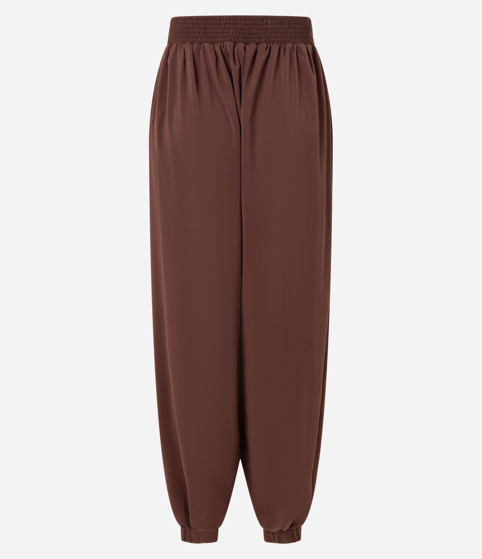 Calça Aladim em Crepe com Pregas e Cós Largo 6