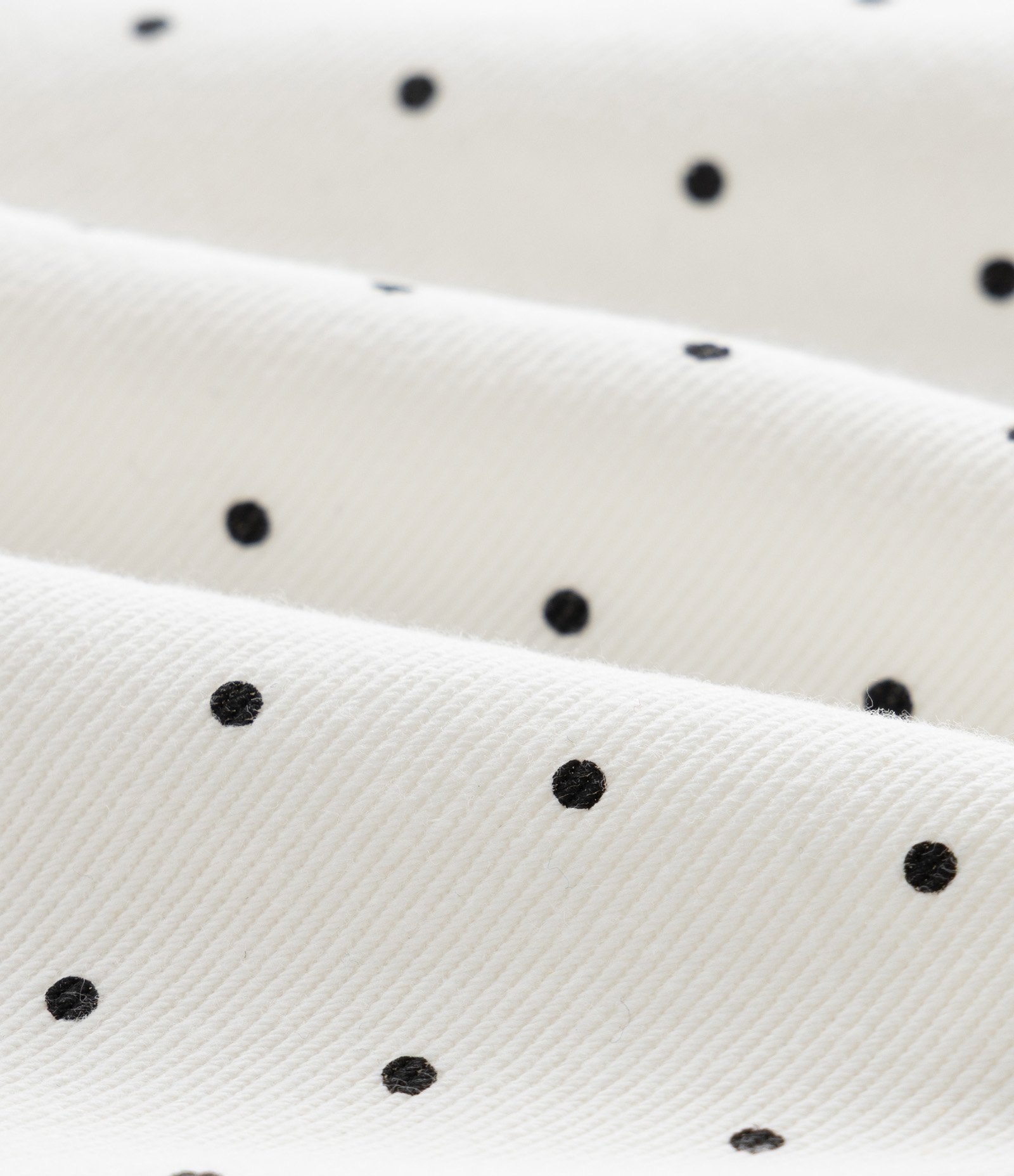 Short Saia Infantil em Sarja com Estampa Poá - Tam 7 a 16 Anos Branco/Preto 3