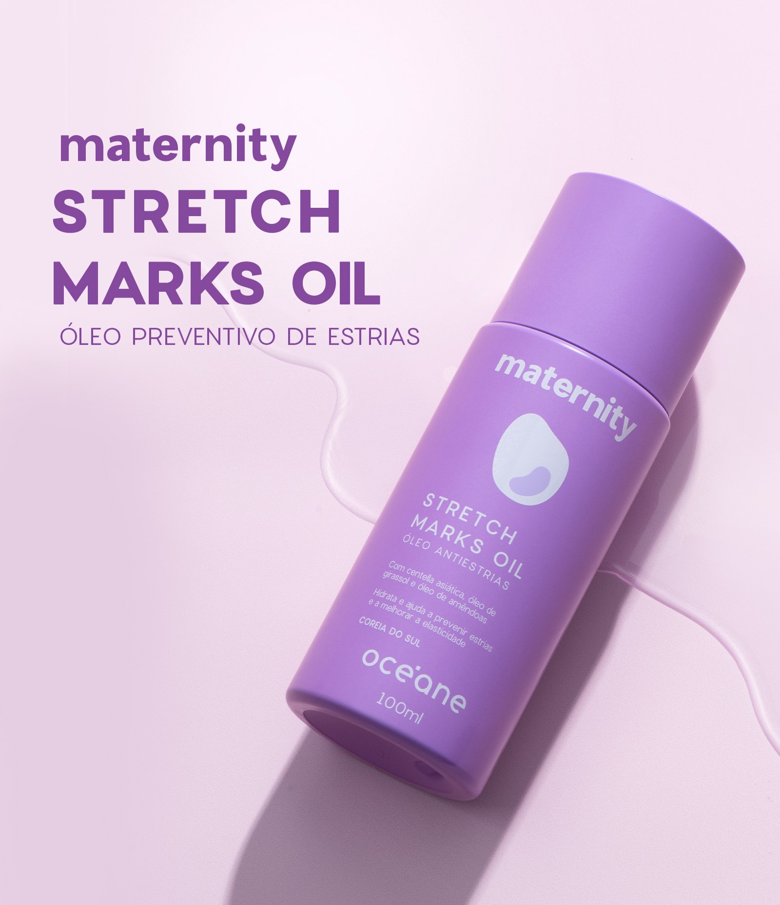 Óleo Preventivo de Estrias Stretch Marks Oil Maternity Oceane 100ML 1