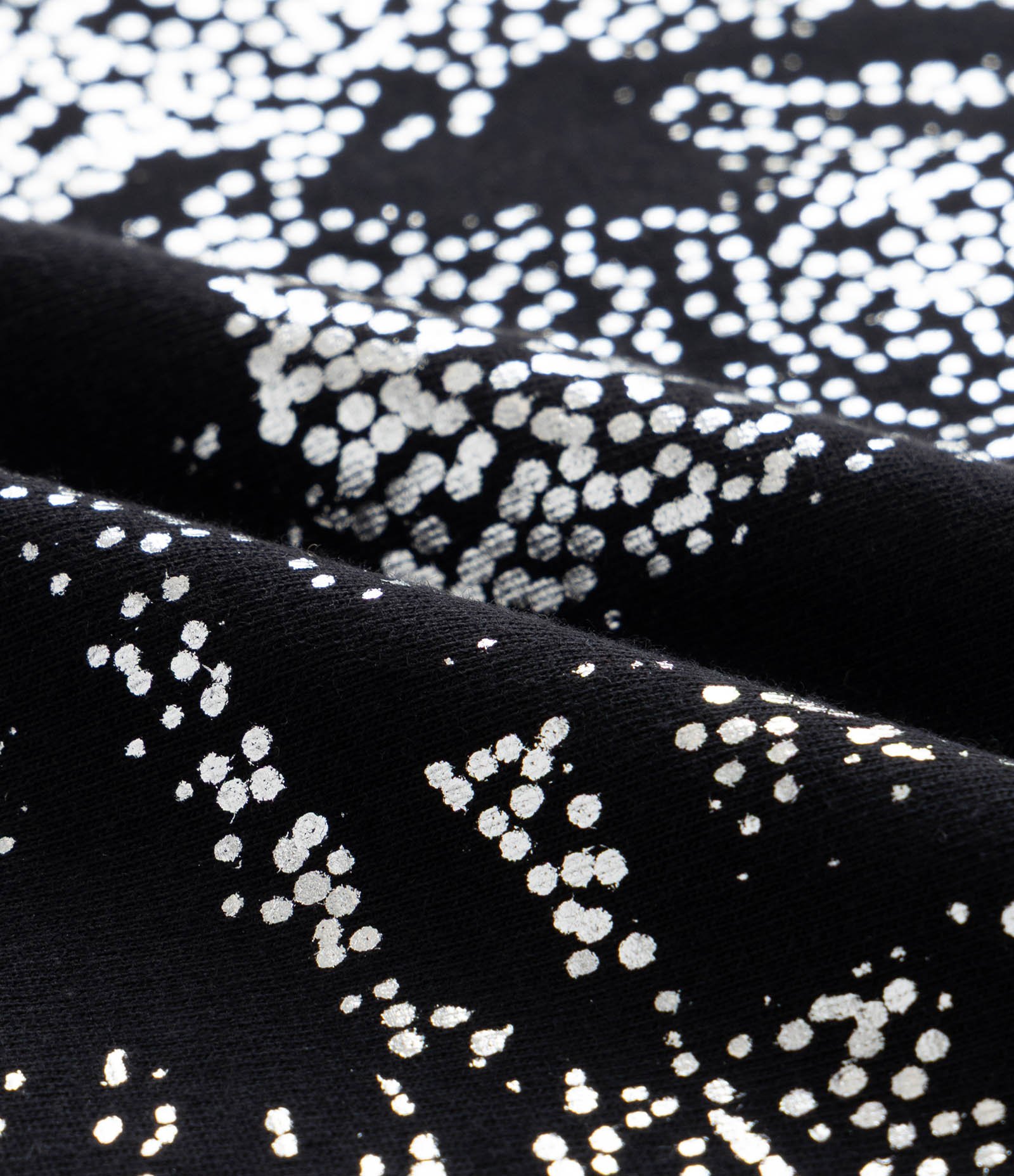 Camiseta Alongada em Algodão com Onça em Foil Curve & Plus Size Preto 6