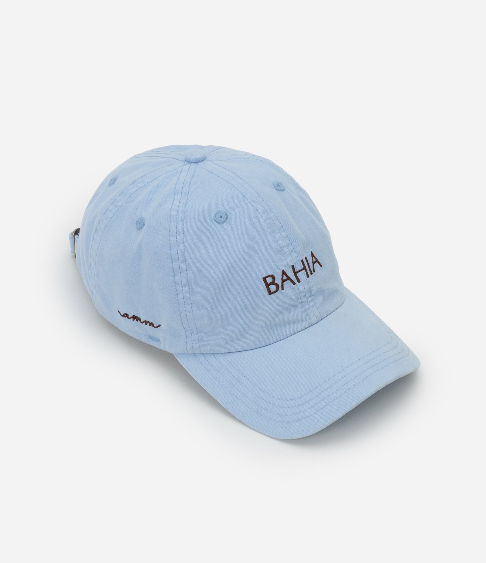 Boné Aba Curva em Sarja com Bordado BAHIA Azul 3