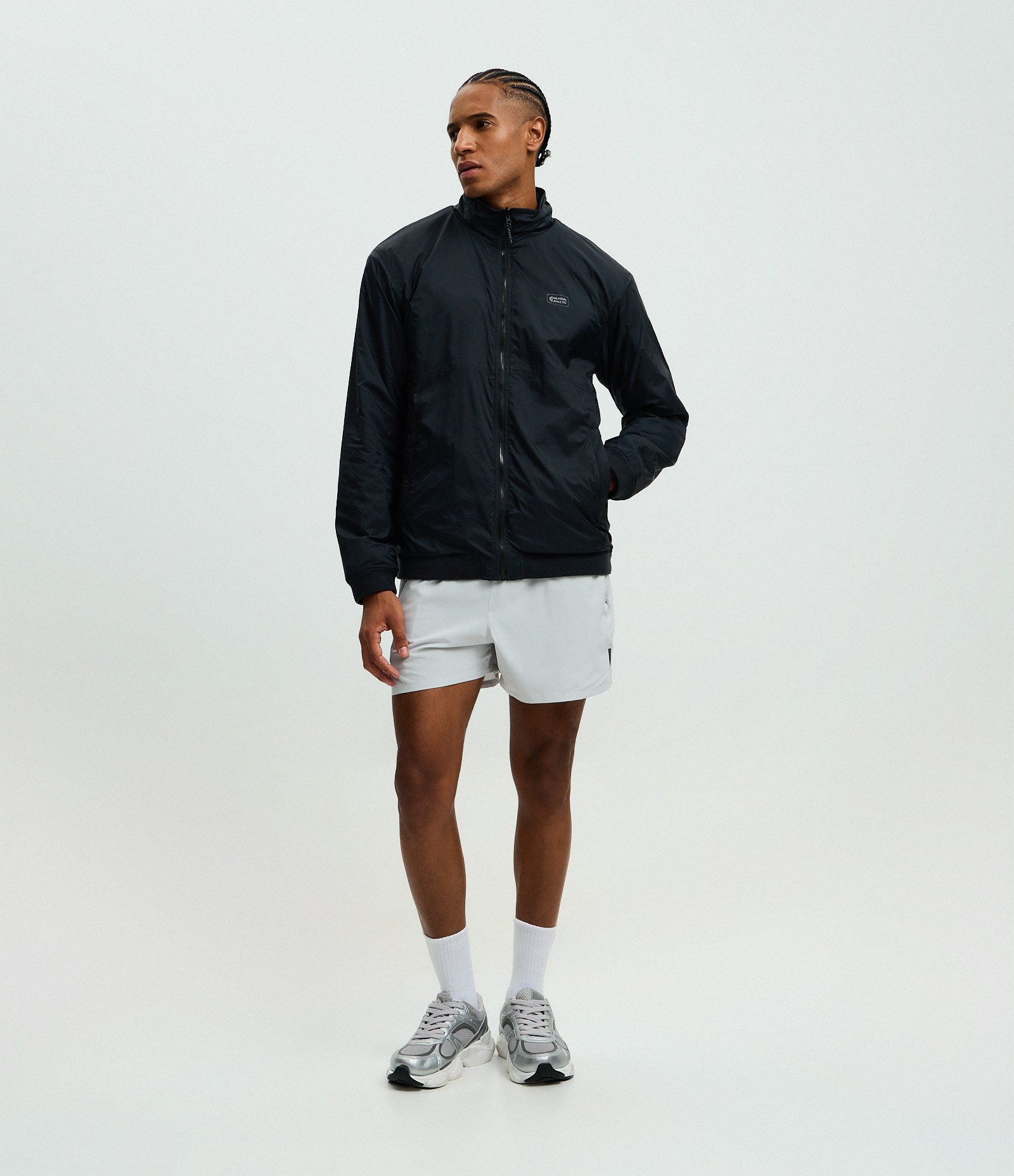 Jaqueta Reversível com Fleece e Lettering Preto 2