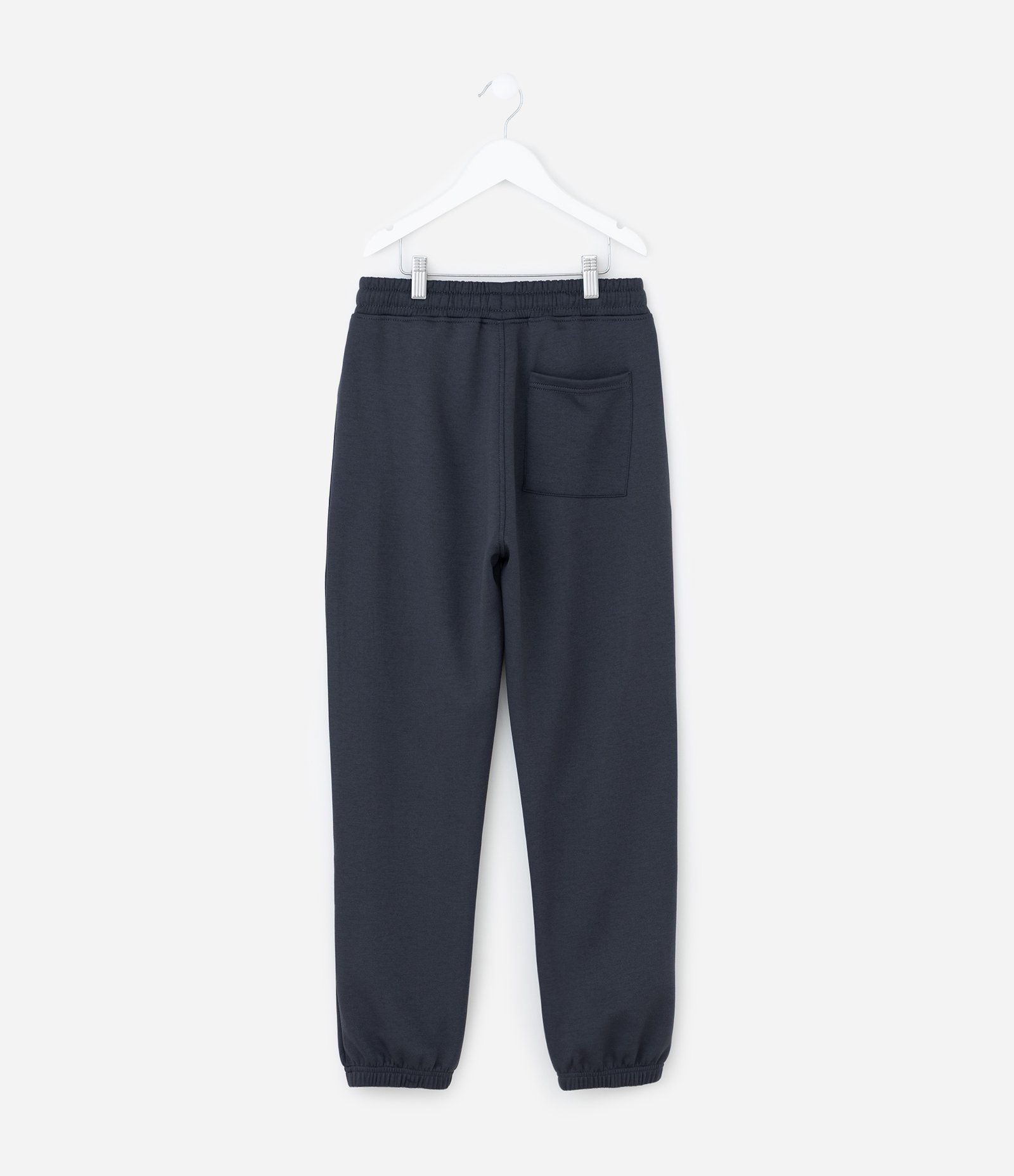 Calça Infantil com Cós Elástico – Tam 5 a 14 Anos Preto Grafite 2