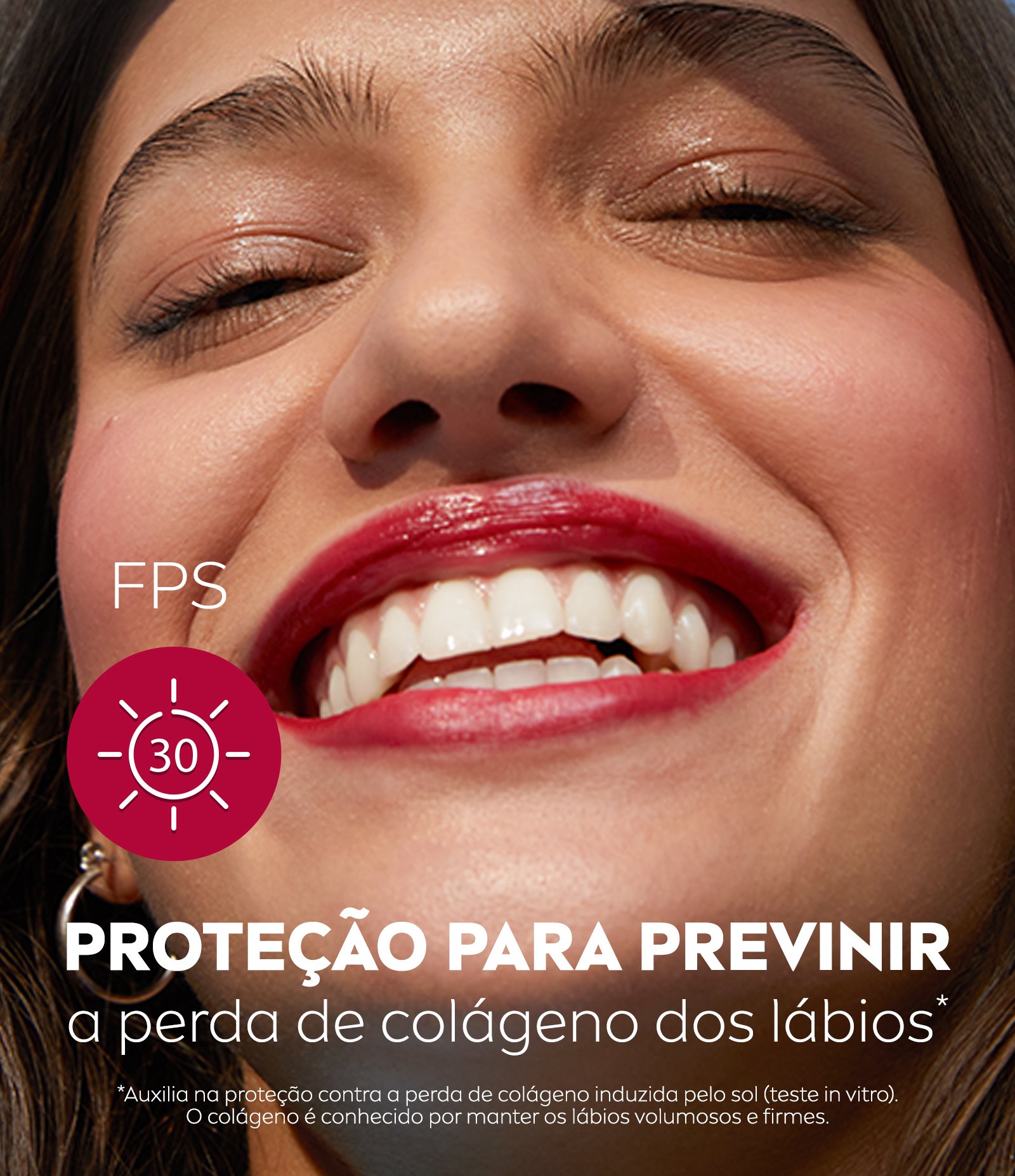 Hidratante Labial Hidra Color FPS30 Nivea Vermelho 5