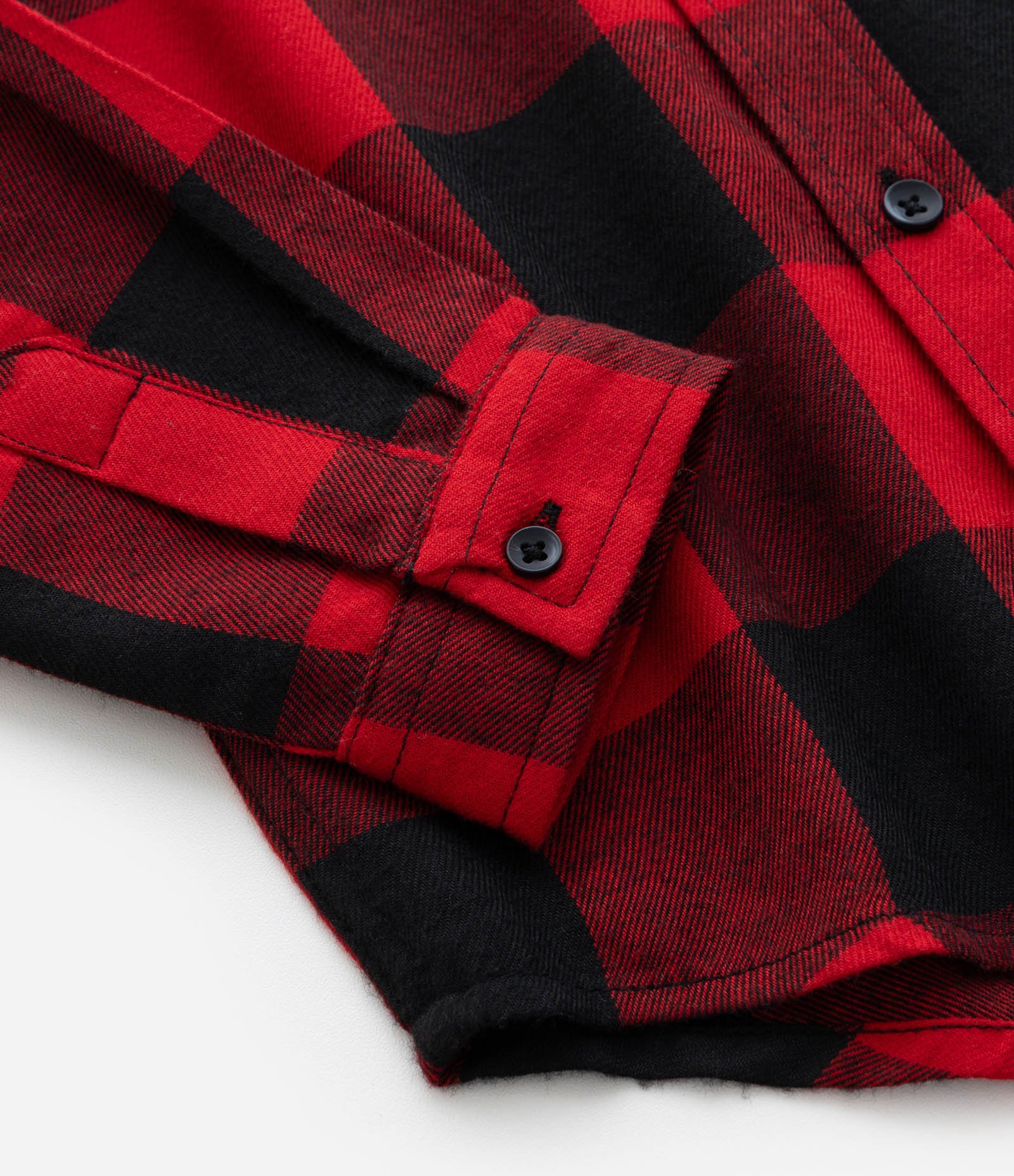 Camisa Manga Longa Xadrez Búfalo - Tam 1 a 6 Anos Vermelho 4
