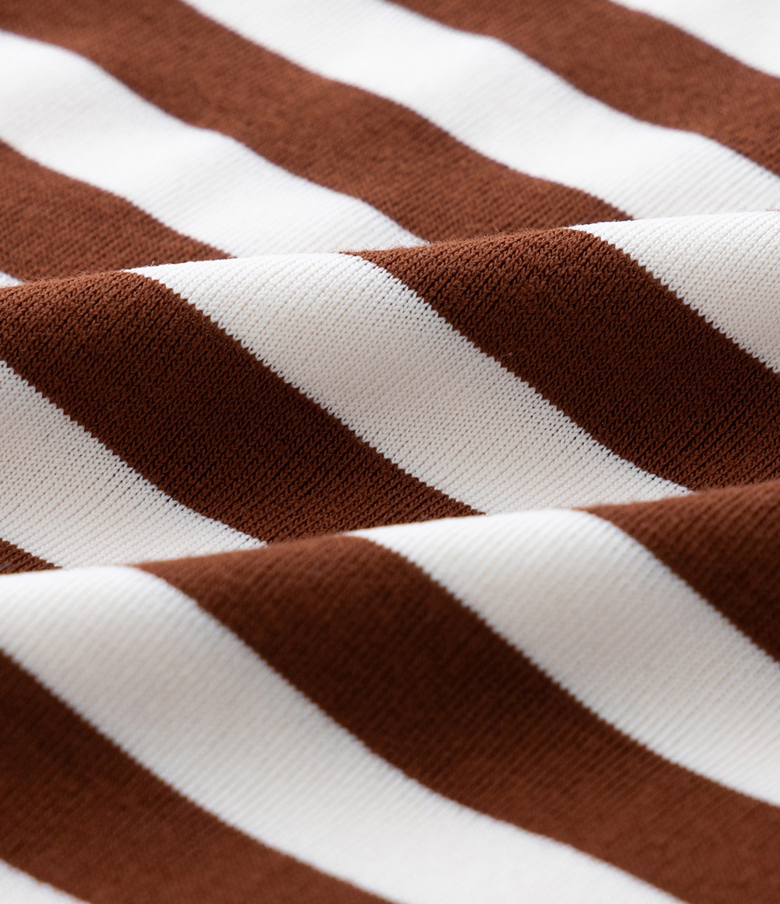 Vestido Midi em Viscolycra Listrado Lisa Curve & Plus Size Marrom 3