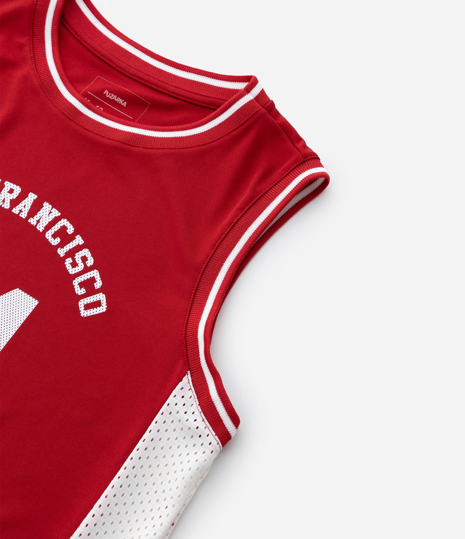 Regata Infantil de BasqueteSan Francisco - Tam 5 a 14 Anos Vermelho 5