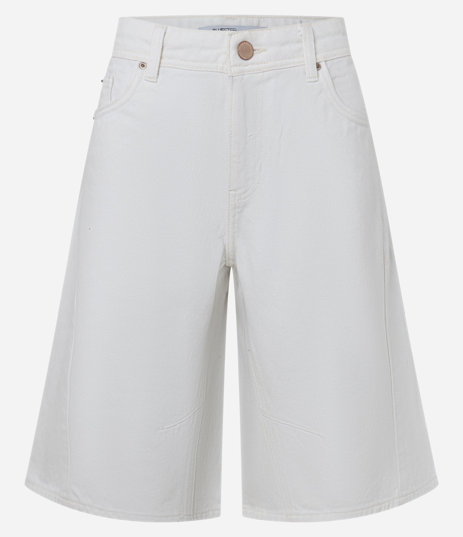 Bermuda Jorts em Sarja com 05 Bolsos Branco Neve 5
