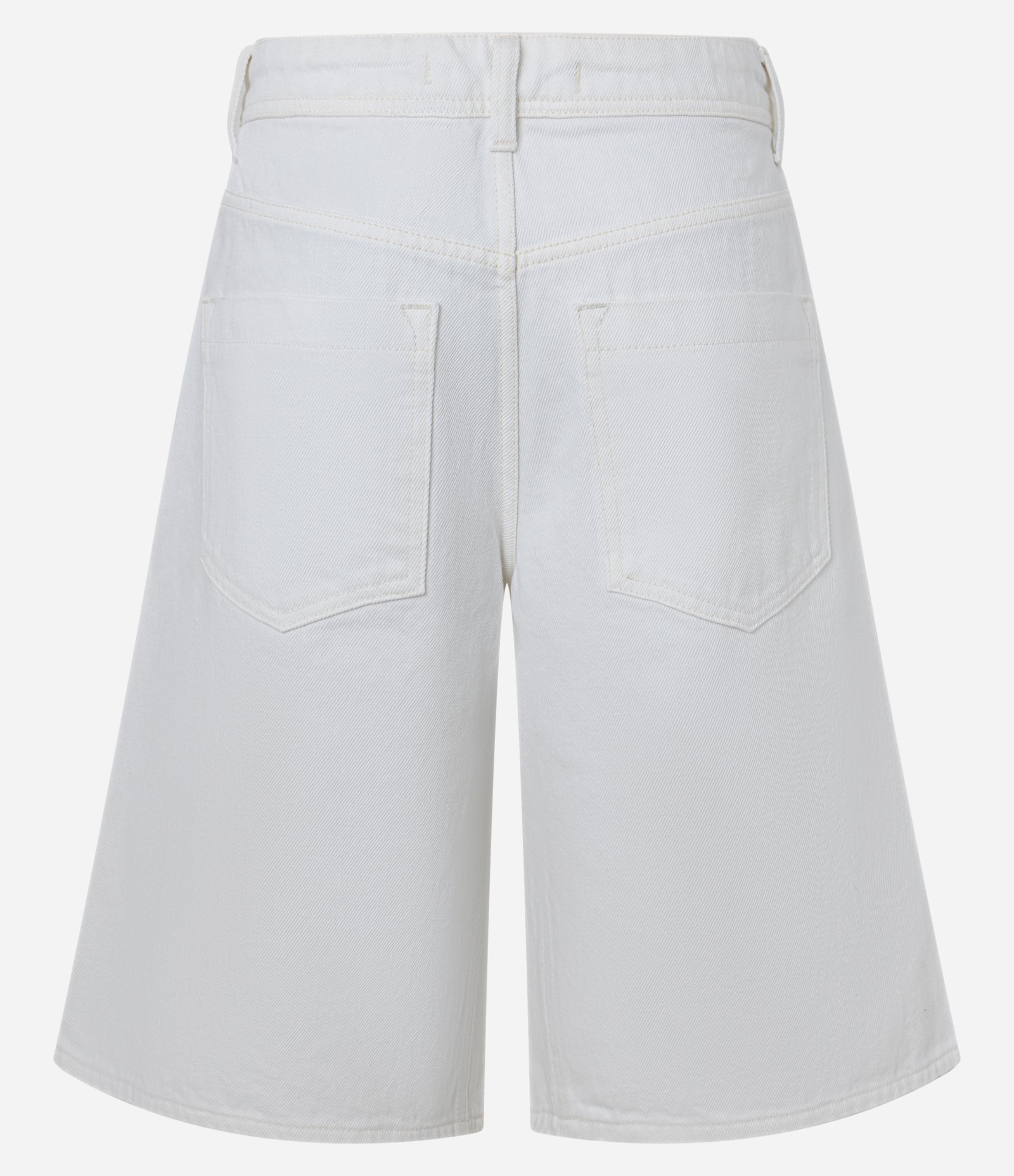 Bermuda Jorts em Sarja com 05 Bolsos Branco Neve 6